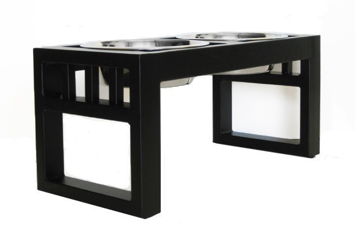 Laddies Best Elevated Dog Feeder - Adjustable Height Raised Dog Bowl for Small & Large Dogs - Perfect for Dining, Kitchen, or Outdoor Use