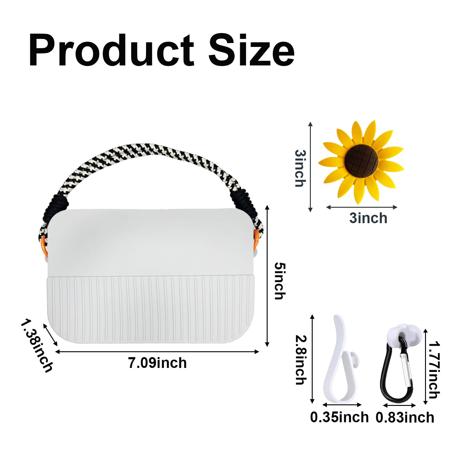DreamCatching Bogg Bag Accessories Set - Phone Holder, Silicone Insert Wallet Charm & Waterproof Handbag Organizer | Perfect for Beach, Pool & Outdoor Adventures