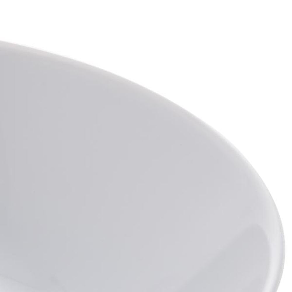 LUMINARC 20cm Grey Toughened Glass Deep Dinner Plate - Durable Soup & Granite Design for Diwali, Parties & Everyday Dining