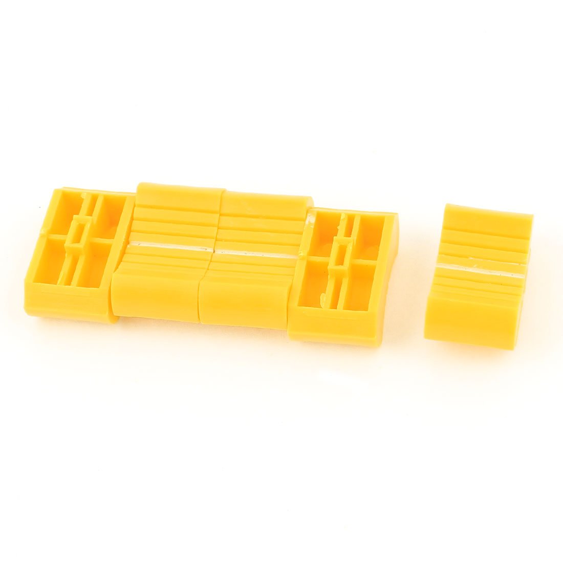 5pcs Digital Variable Resistors - 2mm Video Mixer Fader Effects Slide Switch Cap (Yellow) for Audio Mixing, DJ Equipment & Electronic Projects