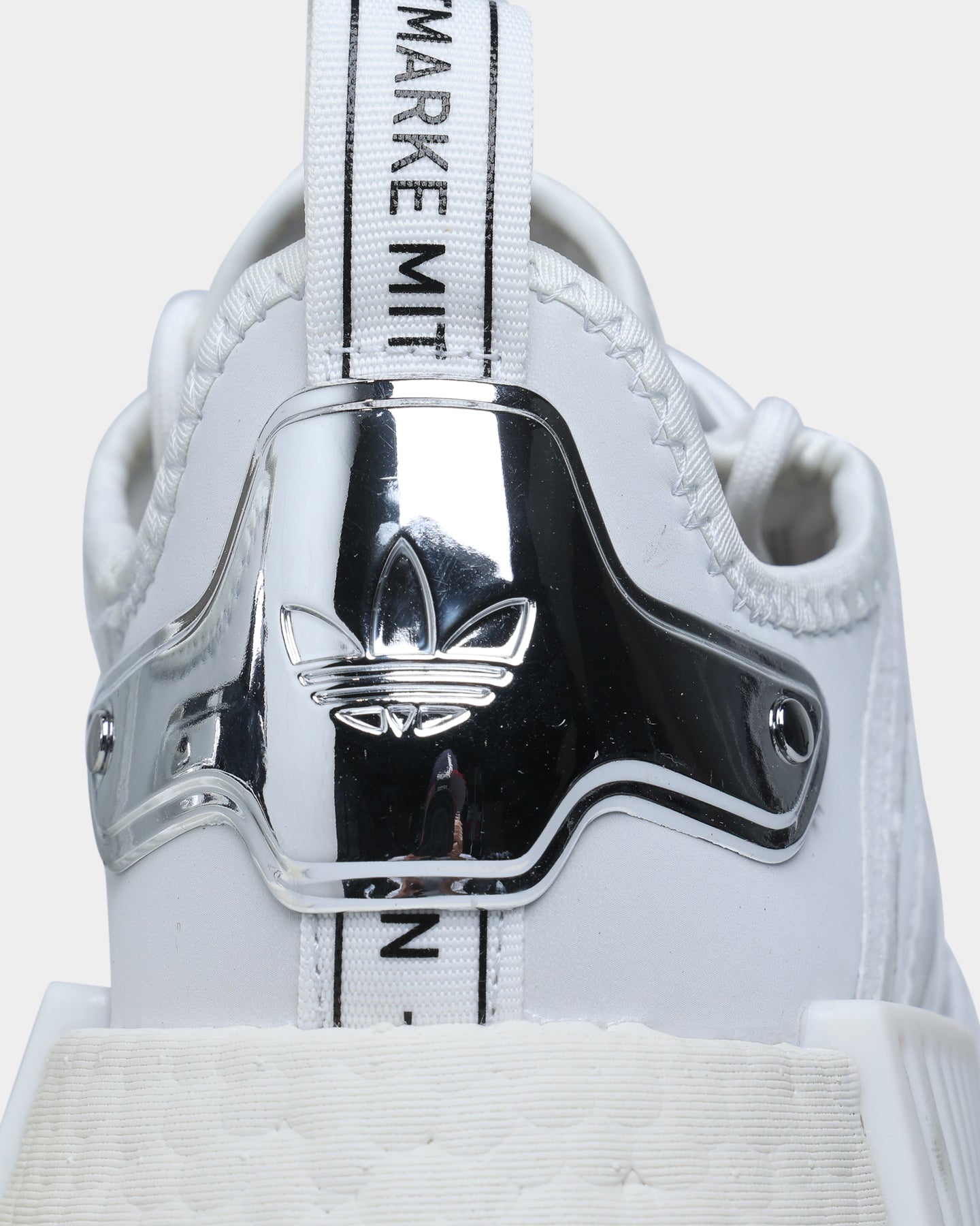 Adidas Women's NMD_R1 Running Shoes - Crystal White/Silver Metallic | Lightweight Comfort for Gym, Jogging & Casual Wear