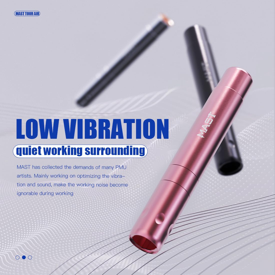 Professional Wireless Tattoo Pen Kit - Mast Tattoo Tour Air Machine Gun with 2 Rechargeable Batteries | Tattoo Artist Equipment for Women & Beginners | Perfect for Home, Studio & Professional Tattooing