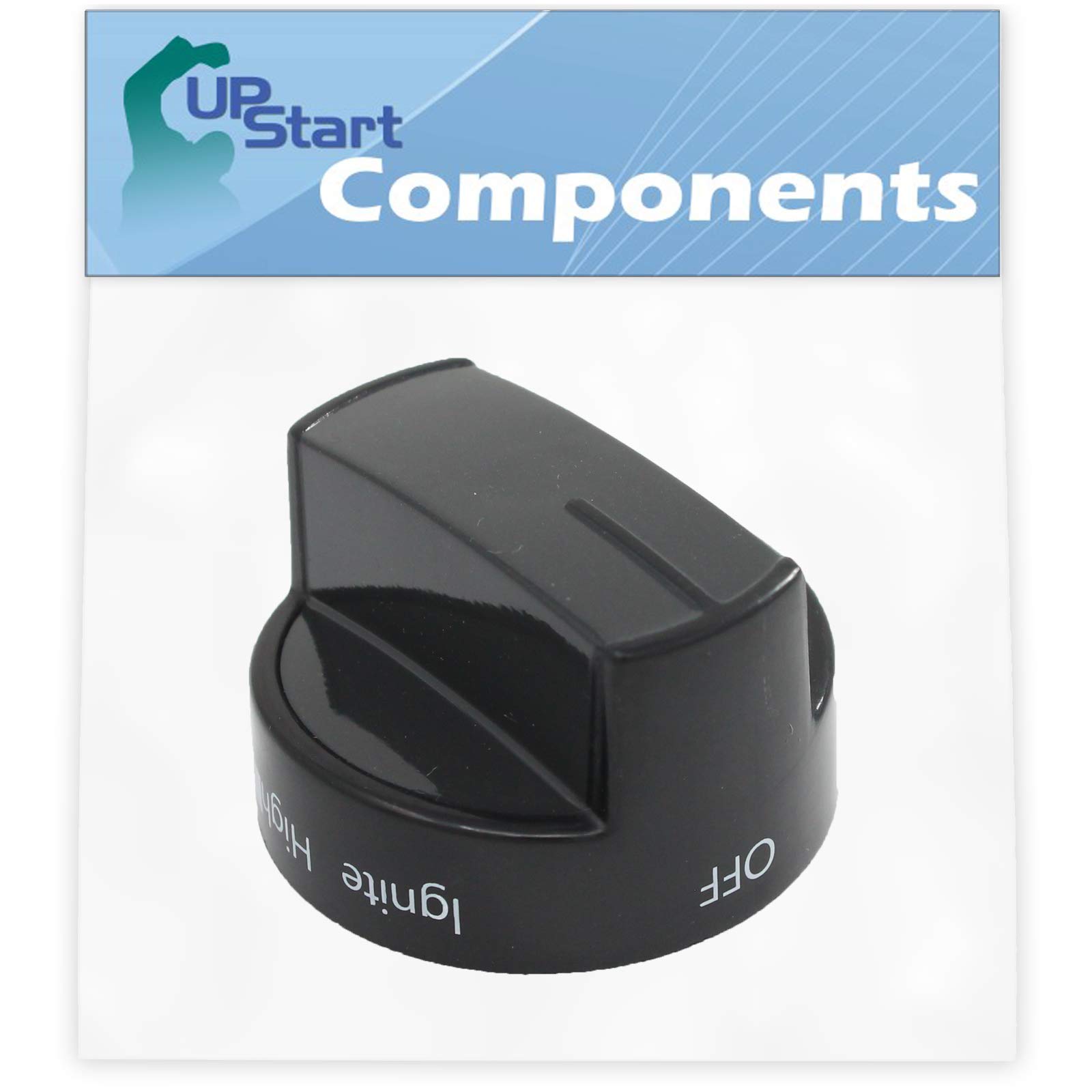 Whirlpool WFG510S0AB2 Range Knob Replacement - Compatible with WPW10339442 Stove/Oven Knobs - UpStart Components Brand - Perfect for Kitchen Appliance Repair & DIY Home Improvement