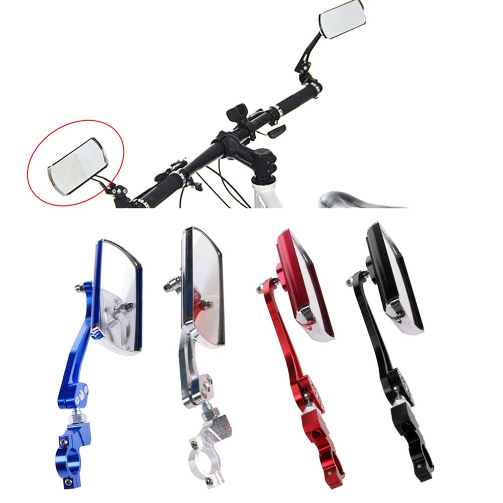 1/2Pcs MTB Bike Mirror - Adjustable Rotation Handlebar Rearview Mirror for Mountain & Road Bikes - Universal Fit Cycling Safety Accessory - Perfect for Commuting, Trail Riding & Urban Cycling
