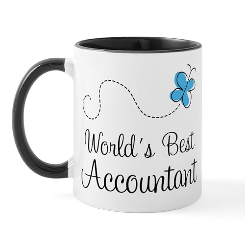 White/Black Inside - Accountant (World's Best) Gift Mug