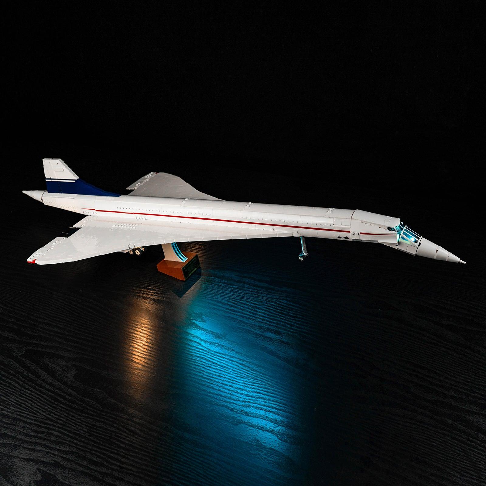 LED Lights Kit for Lego Concorde Icons 10318 - Enhance Your Model with Realistic Lighting Effects | Perfect for Display & Nighttime Play