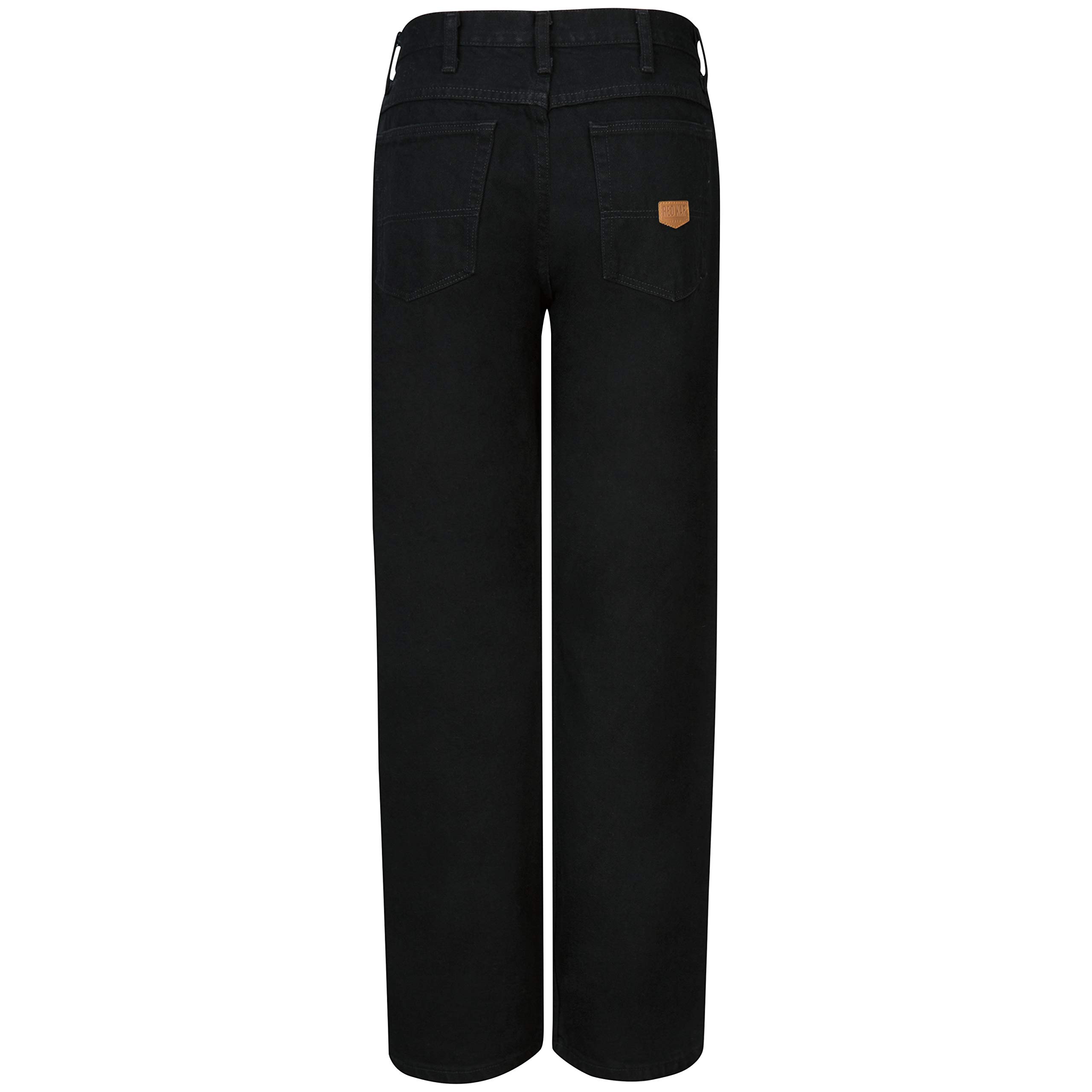 Red Kap Men's Relaxed Fit Jean - Comfortable Work Pants for Construction, Farming & Outdoor Activities | Durable Denim Jeans for Men