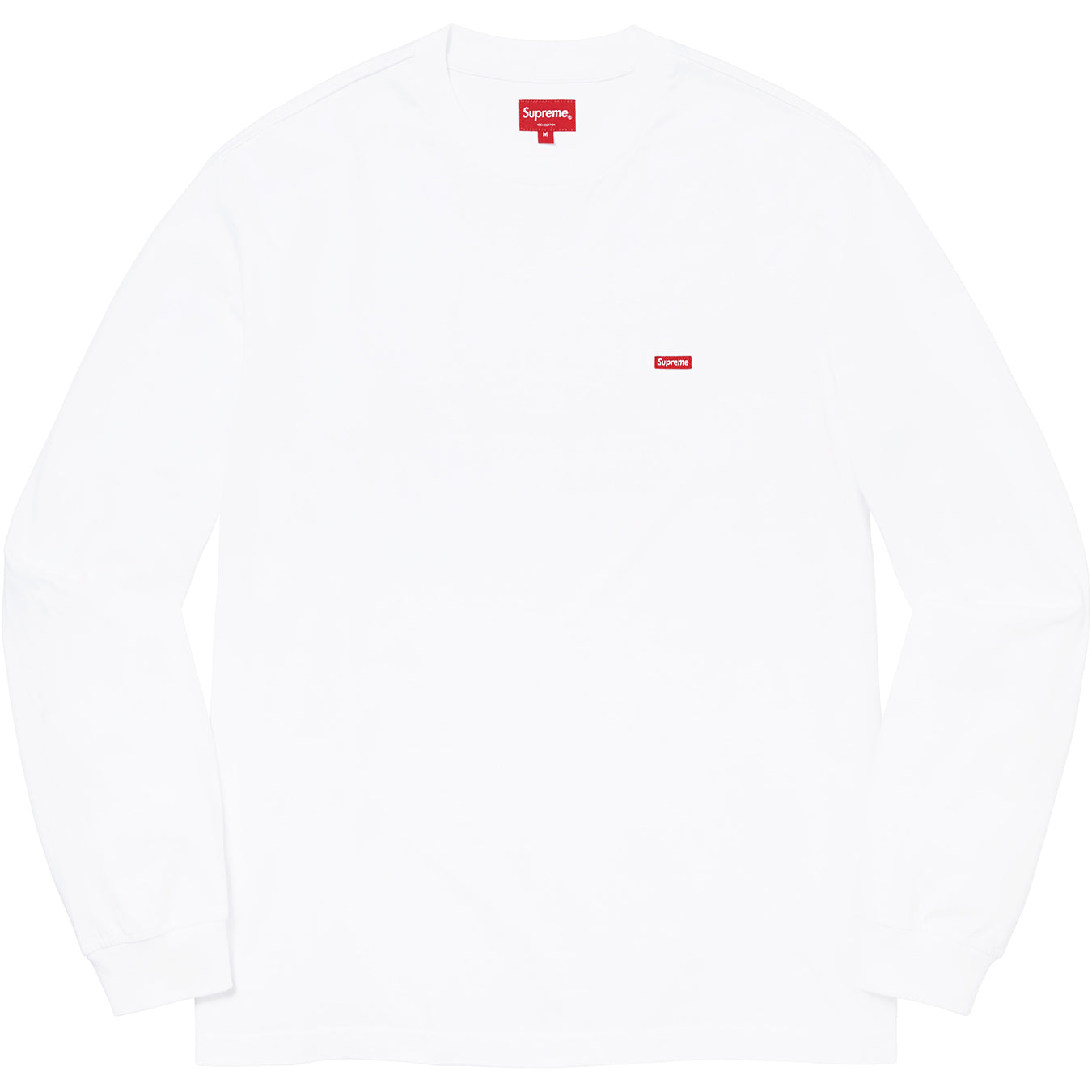 Supreme SS23 Small Box Logo Long Sleeve T-Shirt - White | Streetwear Fashion, Urban Style, Casual Wear for Men & Women