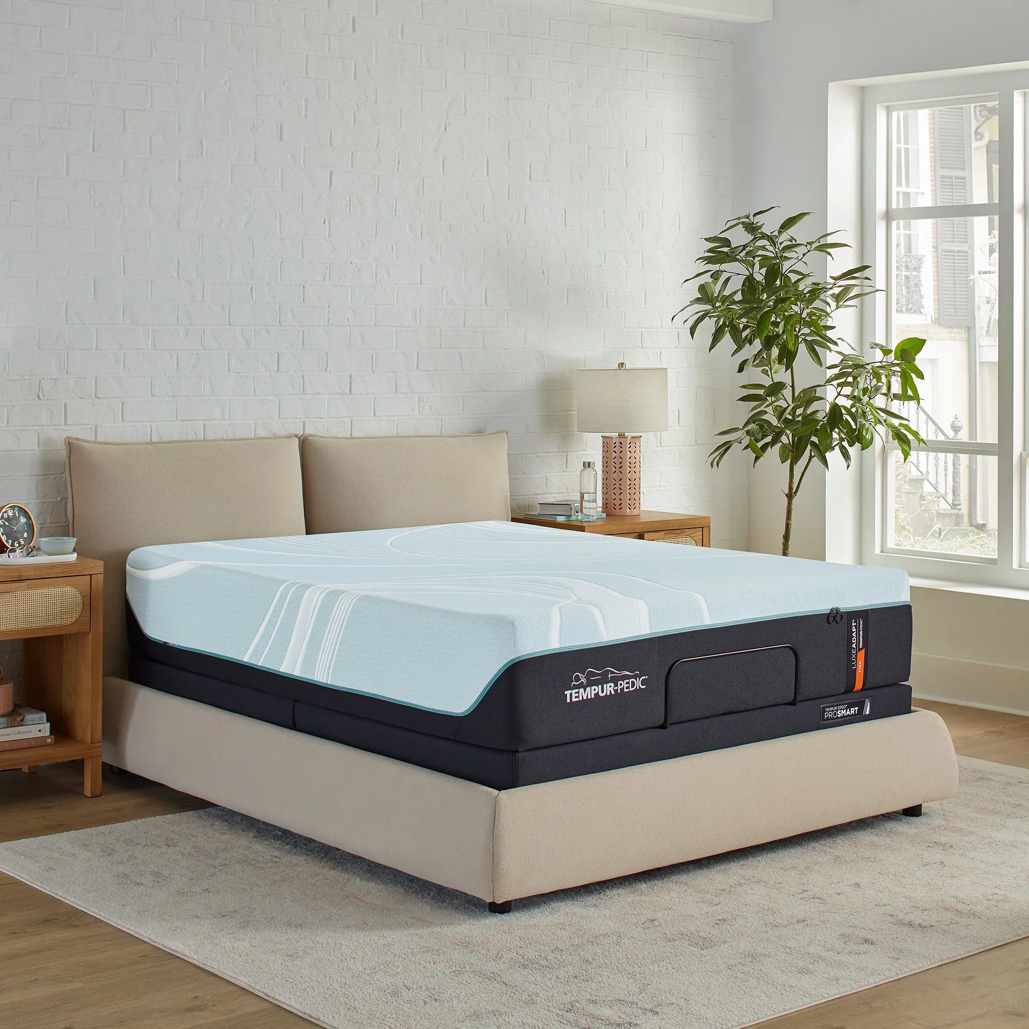 TEMPUR LuxeAdapt® Firm Mattress - Premium Memory Foam for Back Support & Pressure Relief - Ideal for Side, Back & Stomach Sleepers