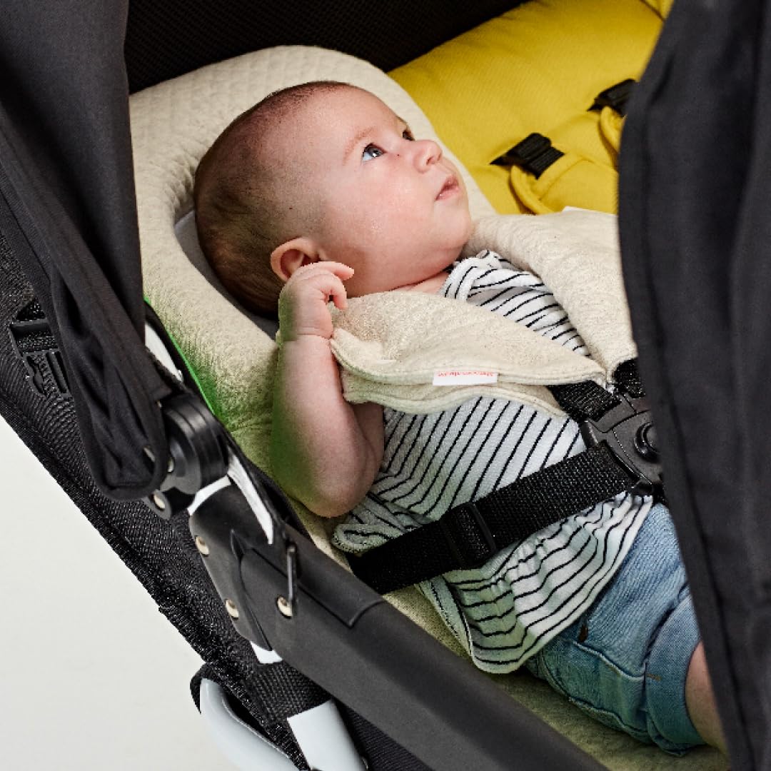 Familidoo H3E 3 Seat Baby Stroller - Lightweight Tandem Triple Stroller for Daycare with 5-Point Safety Harness - Adjustable Reclining Seats for Infants & Toddlers 0-3 Years - Compact Foldable Design - Perfect for Shopping, Travel & Family Outings