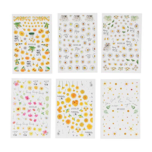 Premium Nail Art Stickers - Safe DIY Nail Decals with Exquisite Flower Patterns for Home & Salon Use | Perfect for Nail Design, Manicures & Professional Nail Shops