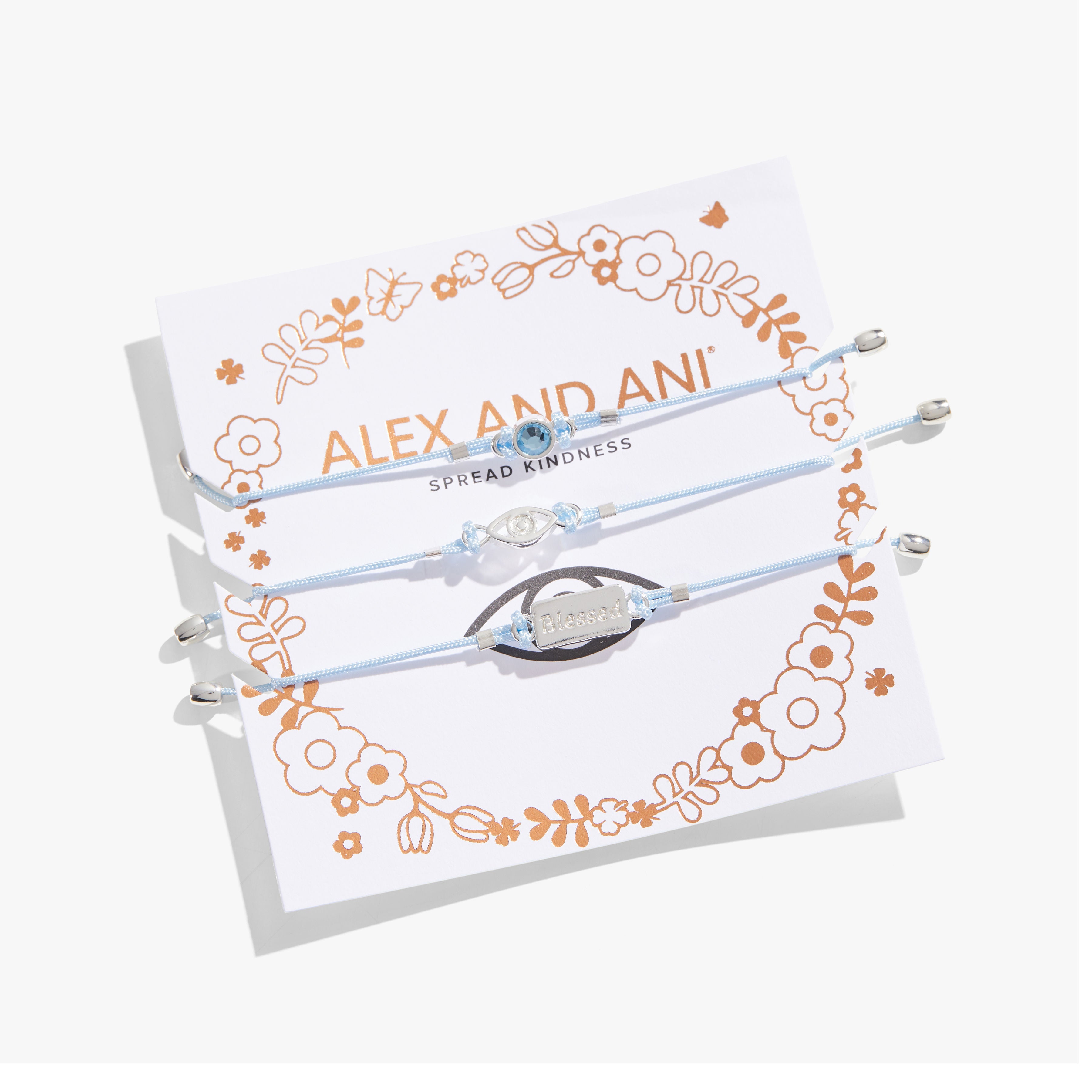 Evil Eye Protection Bracelet Set of 3 - Handmade Adjustable String Bracelets for Women & Men - Perfect for Good Luck, Spiritual Protection & Fashion Accessories (Ideal for Gifts, Travel & Daily Wear)