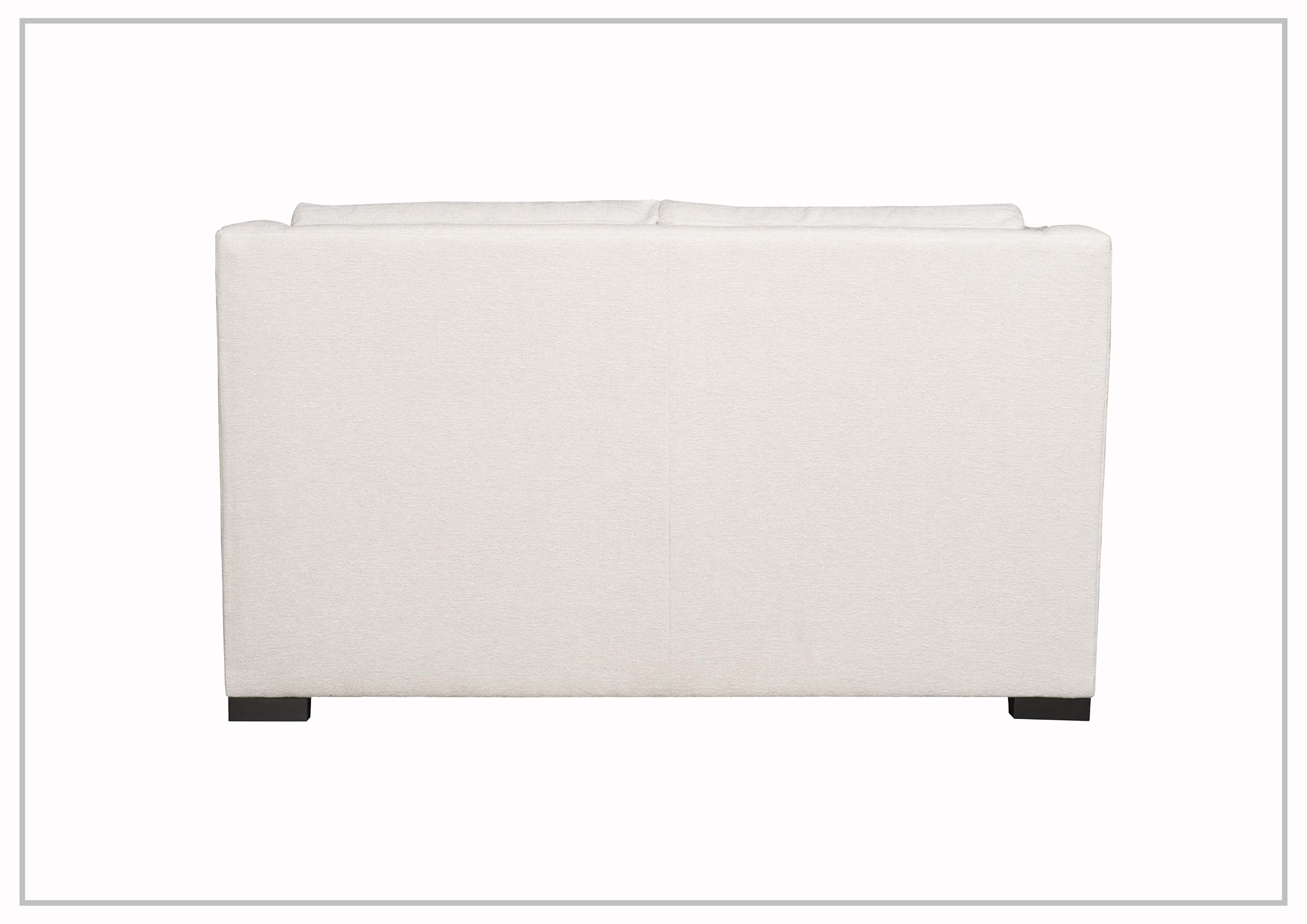 Bernhardt Germain Fabric Loveseat with Spring Down Cushions - Comfortable Small Sofa for Living Room, Bedroom & Apartment - Perfect for Relaxing, Reading & Entertaining Guests