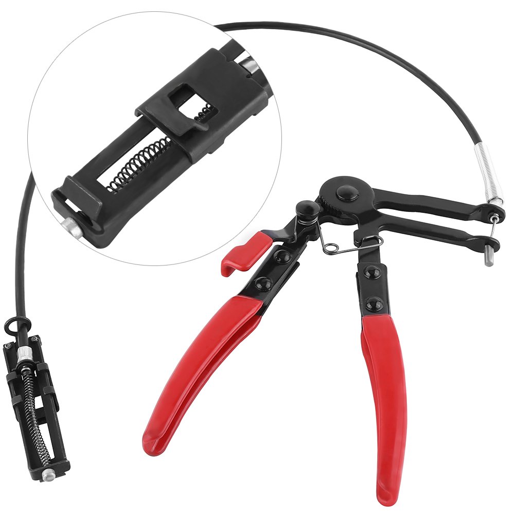 Oil Water Pipe Repair Tool - Long Reach Hose Clamp Pliers for Automotive & Plumbing Repairs - Perfect for Tight Spaces in Car Engines and Home Water Pipe Fixes