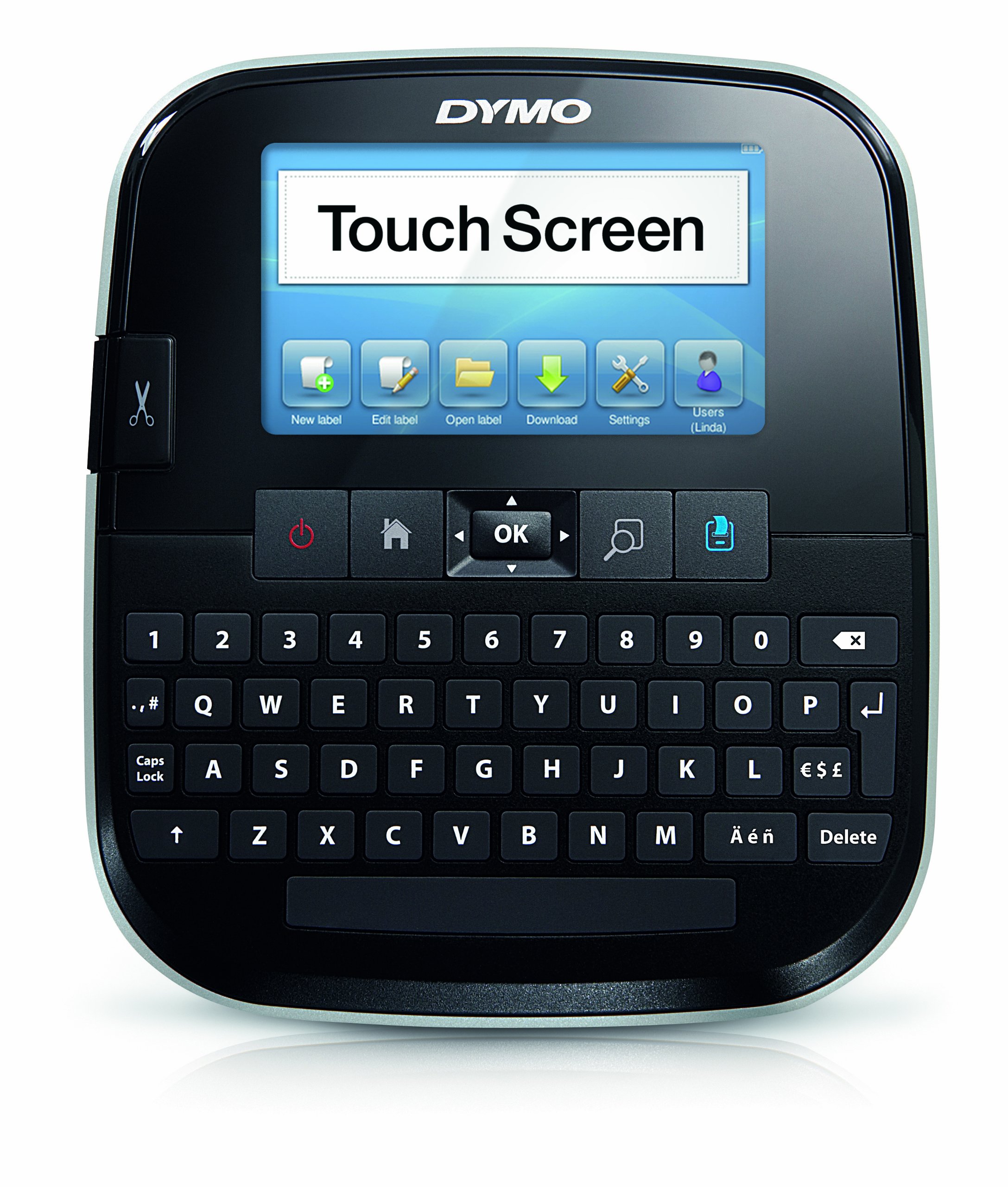 DYMO Label Manager 500TS Touch Screen Label Maker with QWERTY Keyboard | Wireless PC/Mac Connectivity | Color Display | Perfect for Office, Shipping & Home Organization
