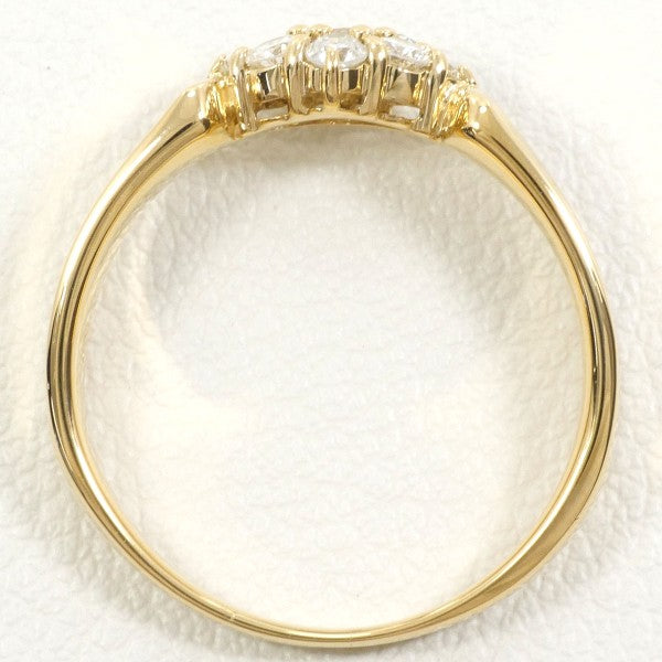 18K Yellow Gold Diamond Ring for Women - Elegant Solitaire Engagement & Wedding Band - Perfect Gift for Anniversary, Valentine's Day & Special Occasions
