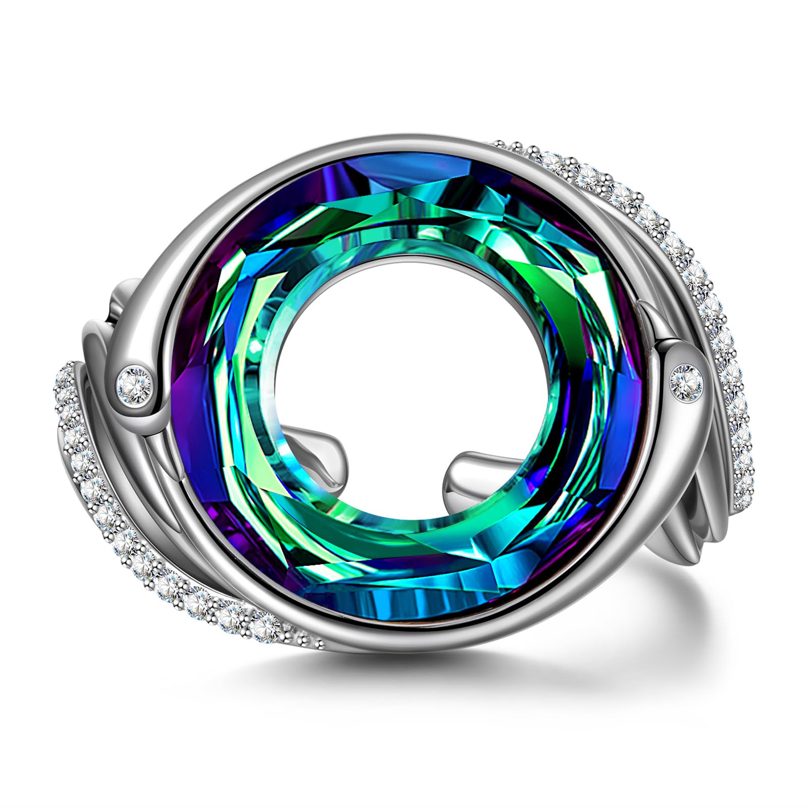 Kate Lynn Adjustable Phoenix Rings for Women - Elegant Jewelry Gift Set for Birthday, Christmas, Anniversary - Perfect for Mom, Grandma, Wife & Daughter - Ideal for Parties, Date Nights & Special Occasions