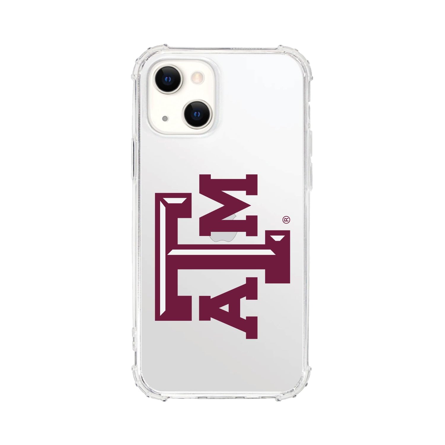 OTM Essentials Durable Phone Case for iPhone 12/12 Pro - Texas A&M University Design, Shockproof Protection & Classic White Style | Perfect for College Students, Aggie Fans & Everyday Use