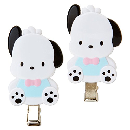 Sanrio Pochacco Cute Cartoon Hair Clips with Face Design - Perfect for School, Cosplay, and Everyday Fashion Accessories