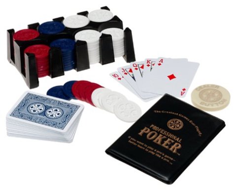 Jax Poker Game - Tin (Green) | 便携式扑克套装，适合旅行、露营、派对和家庭娱乐