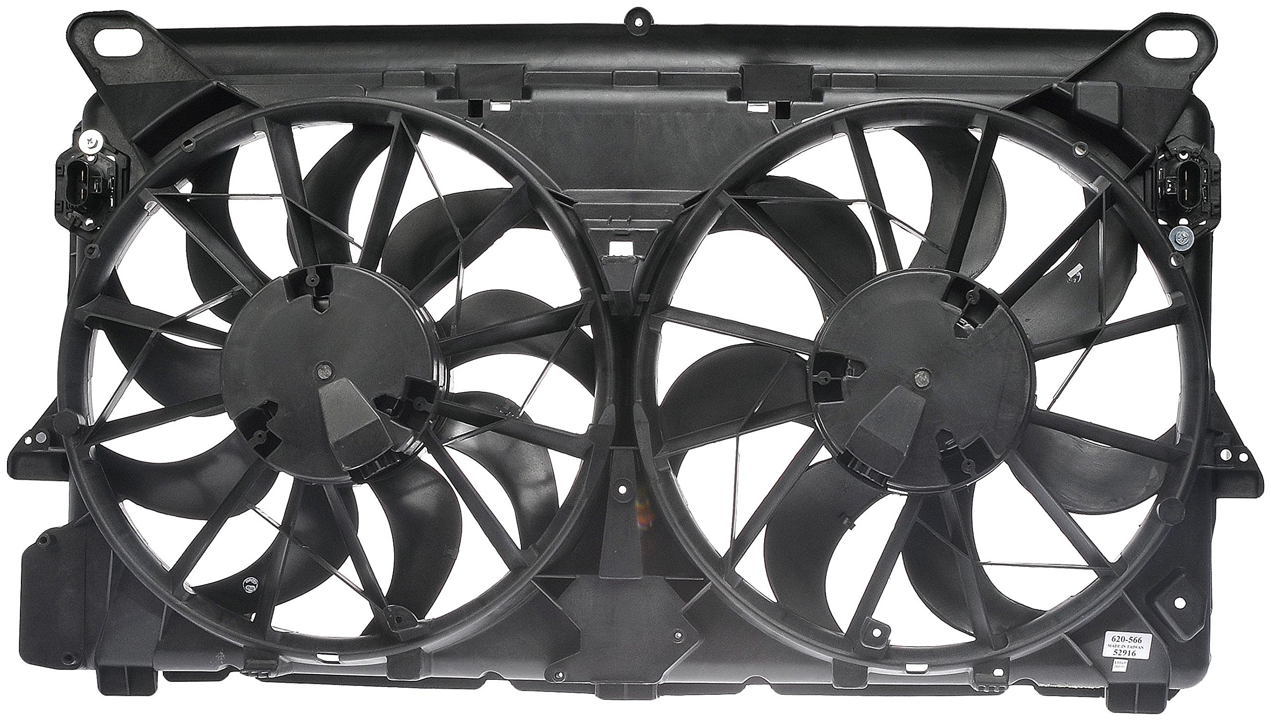 Dorman 620-566 Engine Cooling Fan Assembly Replacement for Cadillac, Chevrolet, GMC Vehicles - Perfect for Overheating Prevention & Summer Driving