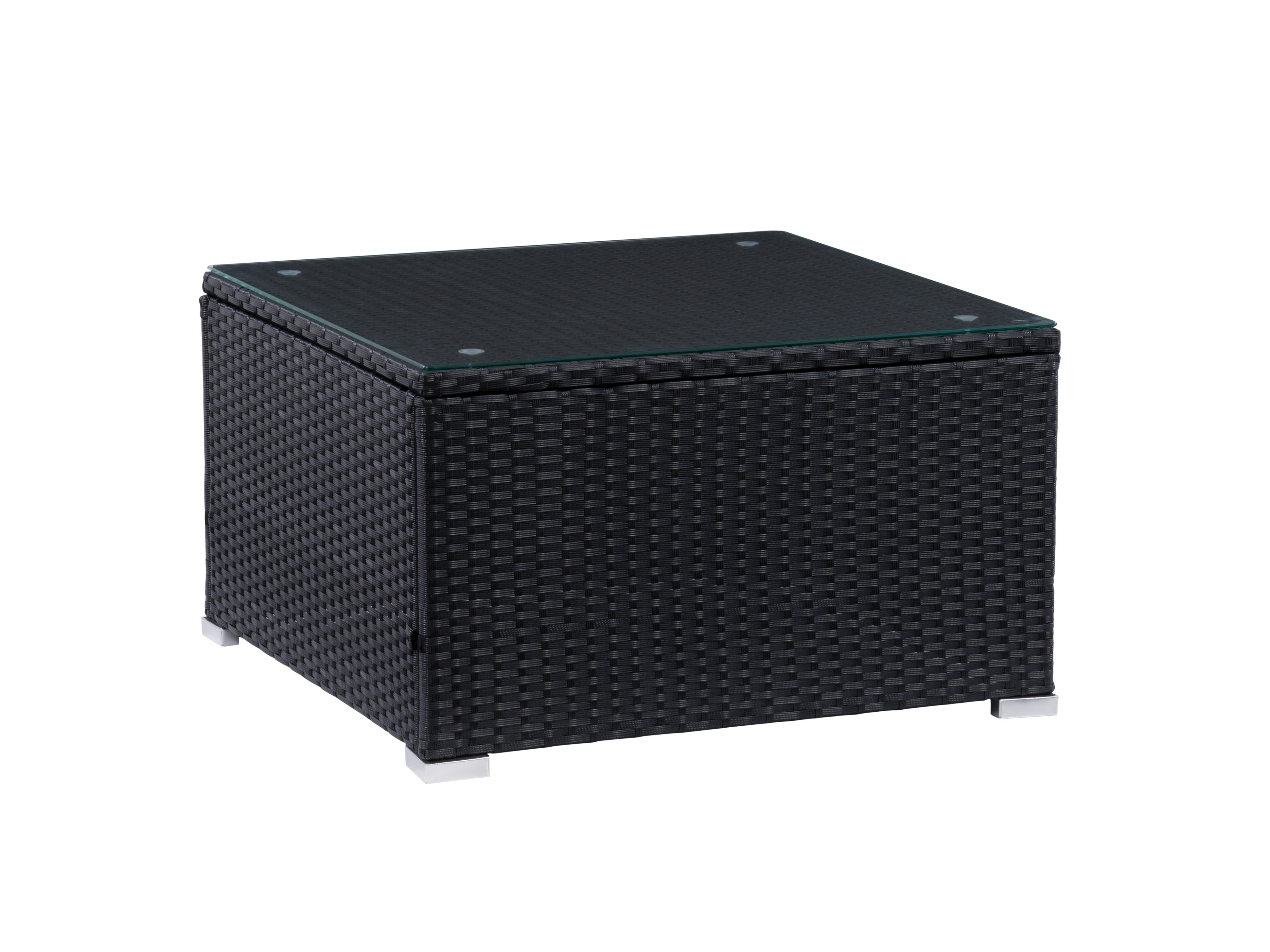 Square Outdoor Coffee Table - Weather-Resistant Patio Furniture for Garden, Poolside & Backyard - Perfect for Relaxing & Entertaining Outdoors