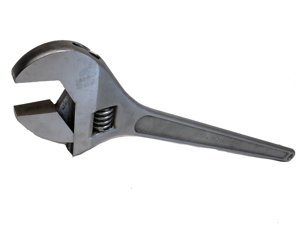 Crescent 24-Inch Chrome Adjustable Wrench AAC 79 - Heavy-Duty Industrial Tool for Plumbing, Construction & Automotive Repair
