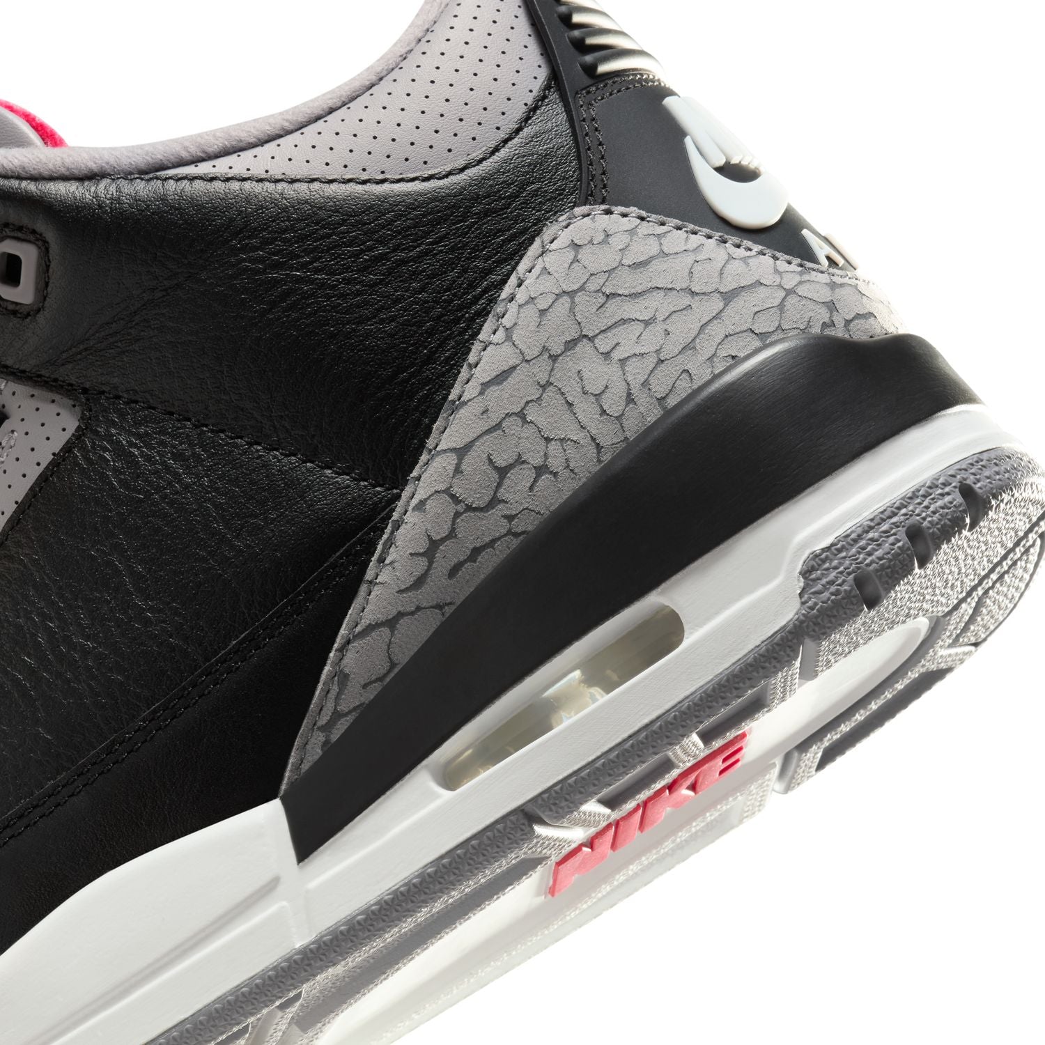 Air Jordan 3 Retro 'Black Cement' Men's Basketball Shoes - Classic Nike Sneakers for Streetwear & Casual Style | Perfect for Basketball, Gym & Everyday Wear