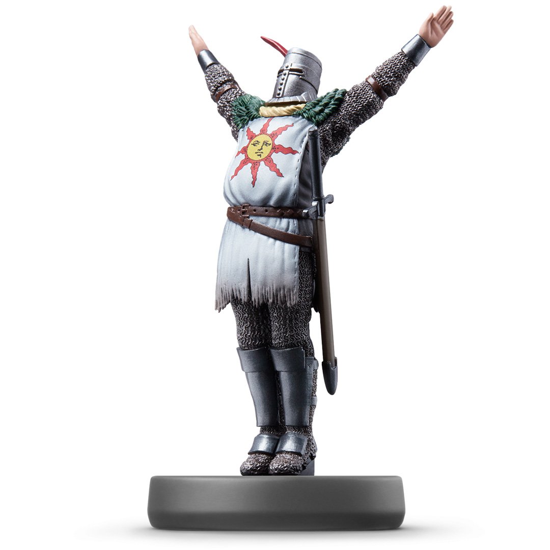 Nintendo Dark Souls Solaire of Astora Amiibo Action Figure - Collectible Game Character for Switch & Wii U - Perfect for Display, Gaming & Cosplay