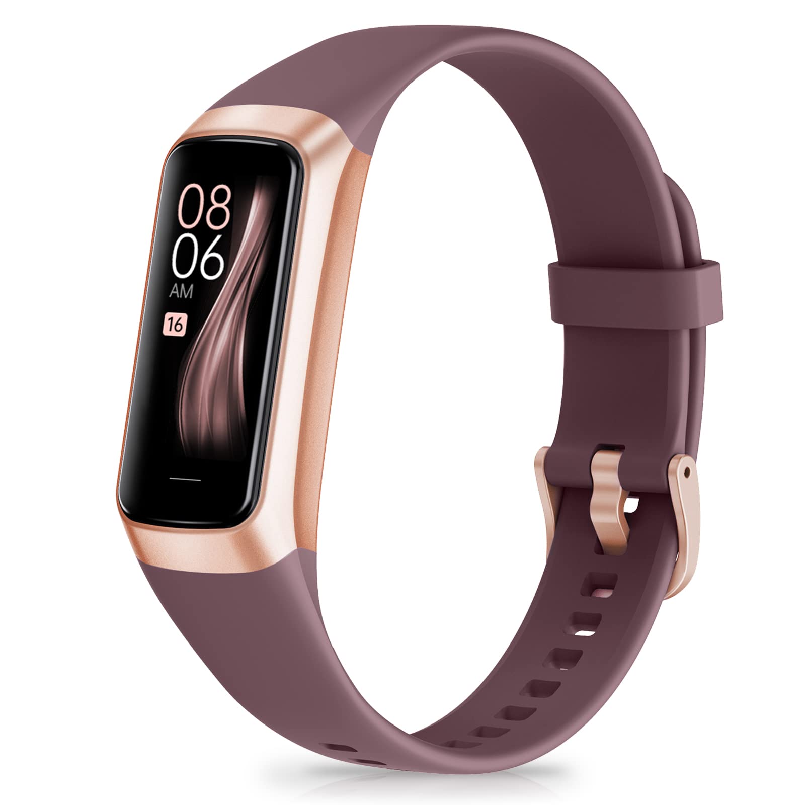 Smart Fitness Tracker with Heart Rate Monitor, Step Counter, Calorie & Sleep Tracking - 1.1'' AMOLED Touch Screen Activity Watch for Women, Men & Kids | Perfect for Gym, Running & Daily Health Monitoring