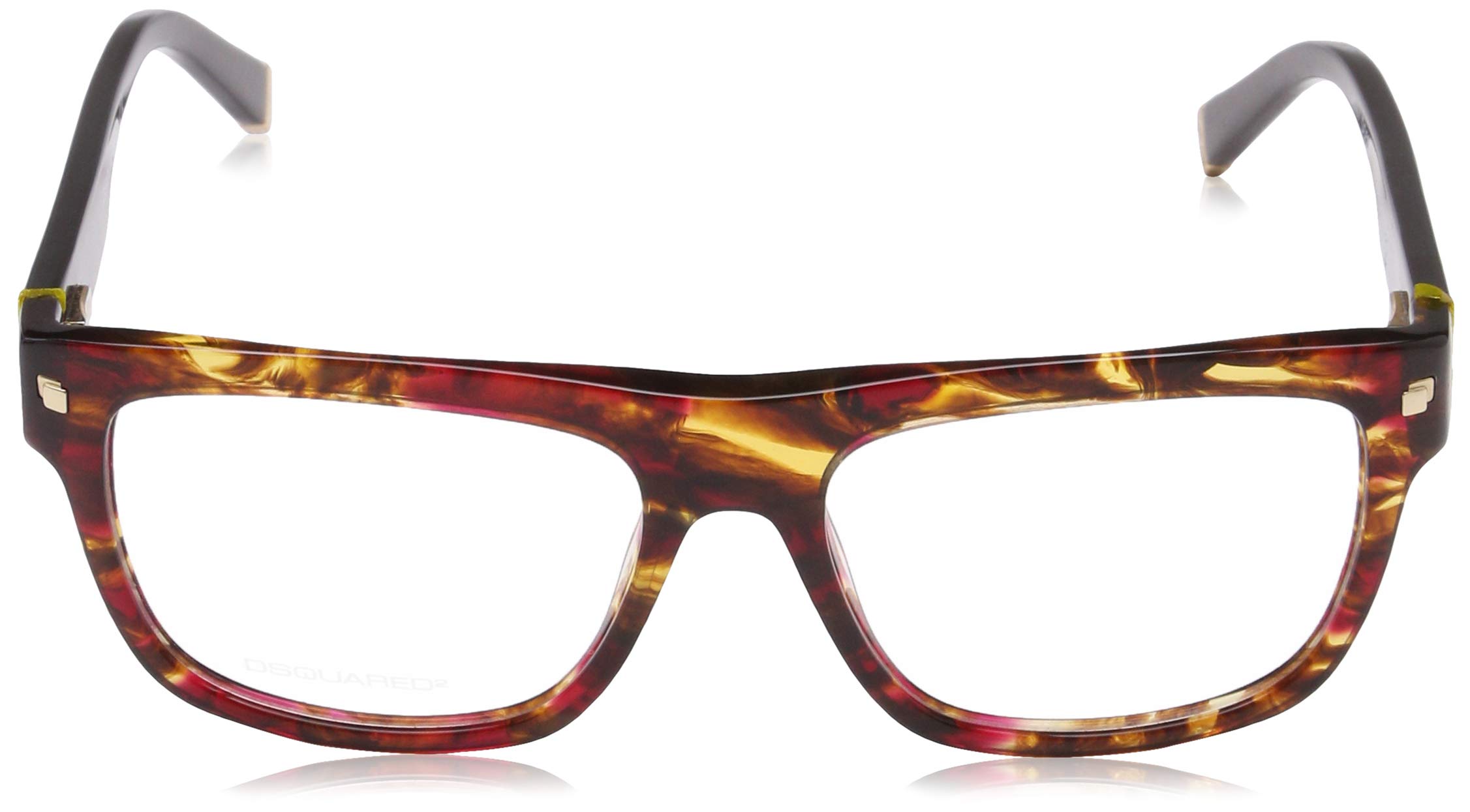 Dsquared DQ5076 Havana Smoked Prescription Eyeglasses Frame - 55a Size for Men & Women | Perfect for Reading, Work & Fashion Accessories