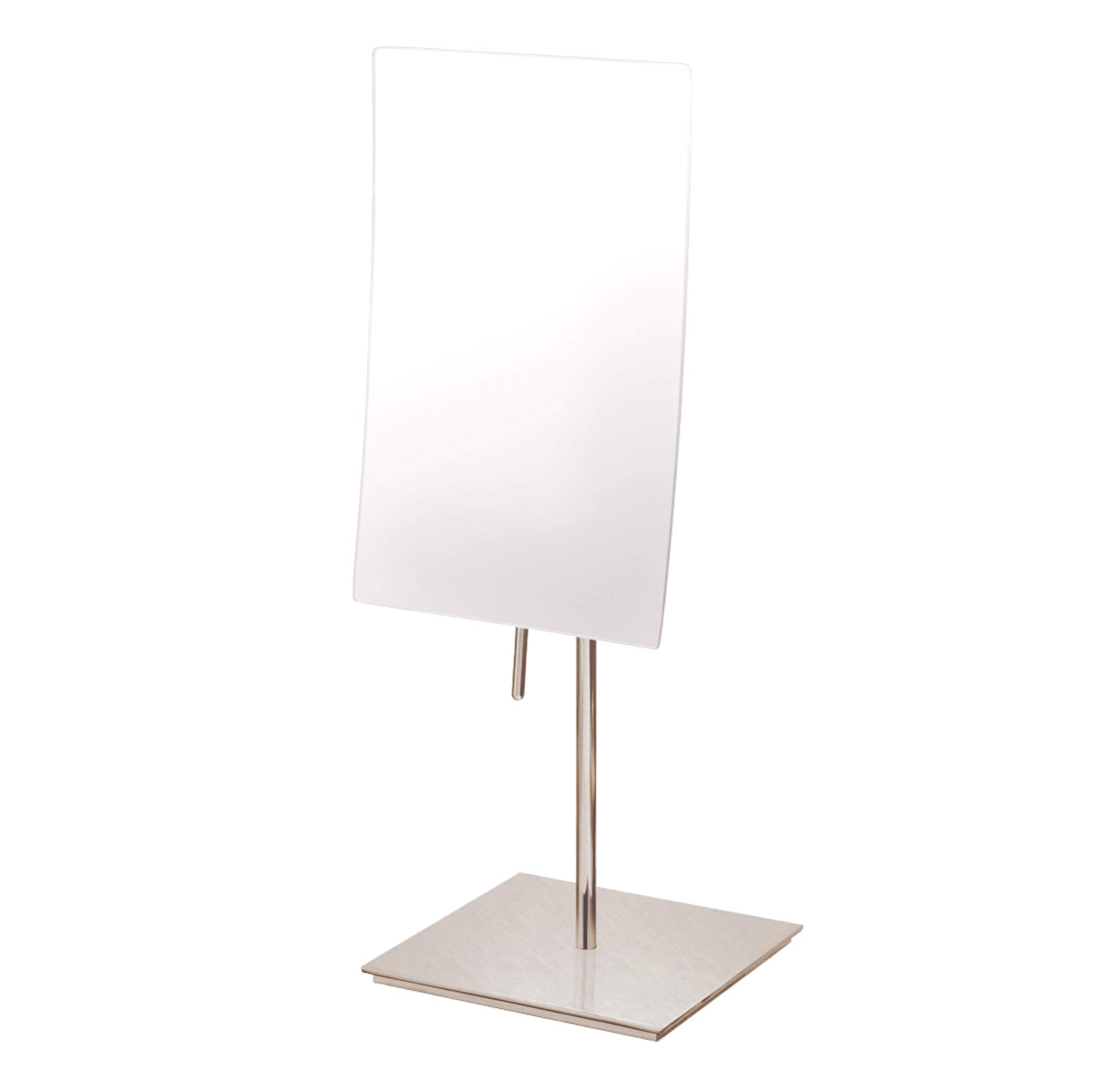 Marriott Swivel Vanity Mirror 3X Magnification - Brushed Nickel Finish for Makeup & Grooming