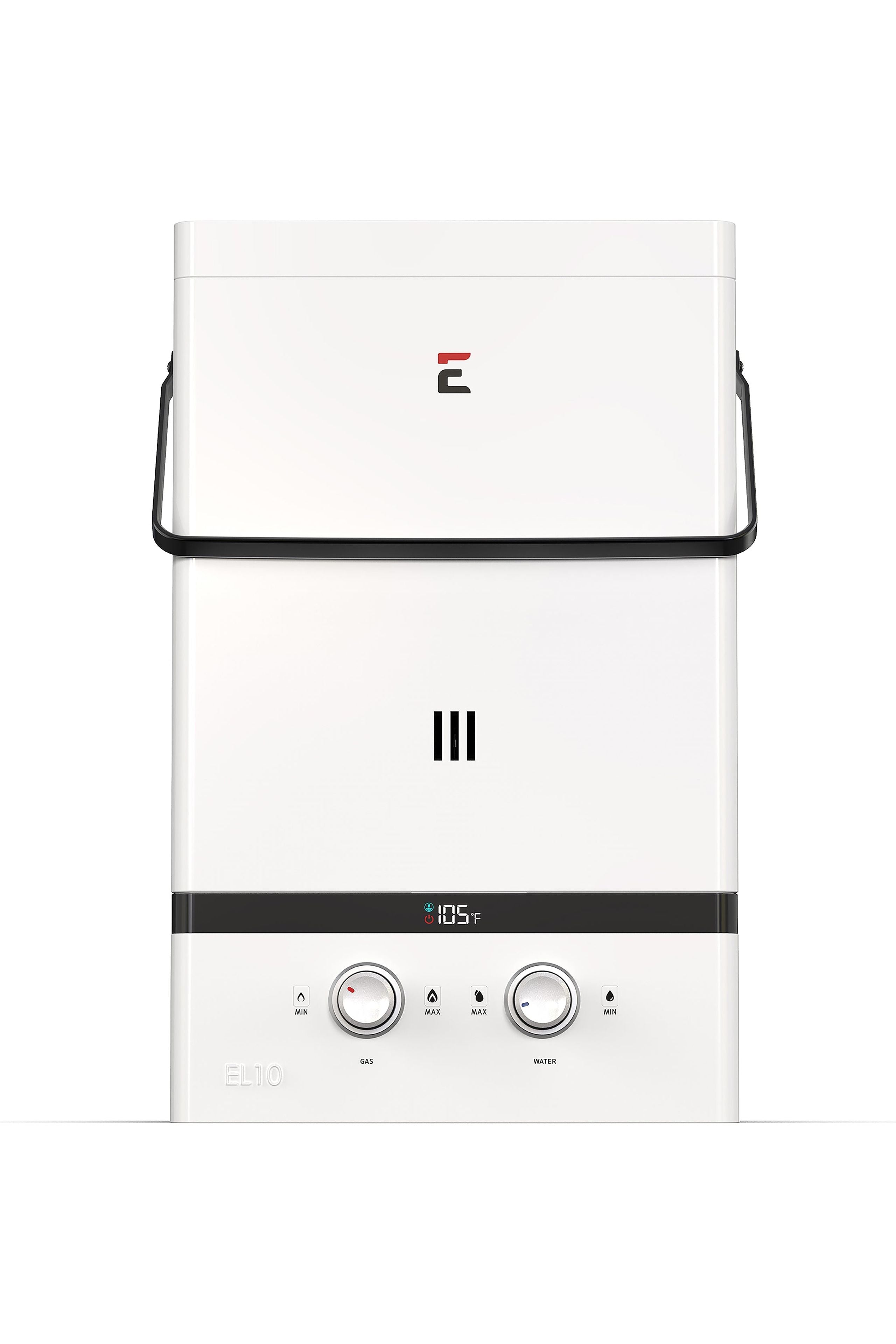 Eccotemp Builder Series 6.0 GPM Indoor Natural Gas Tankless Water Heater - Instant Hot Water for Showers, Sinks & Appliances | Energy Efficient On-Demand Heating for Homes & Apartments