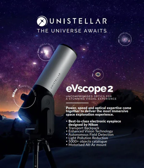 eVscope 2 Digital Telescope with Backpack - Smart, Compact & User-Friendly Astronomy Telescope for Stargazing, Astrophotography & Outdoor Adventures