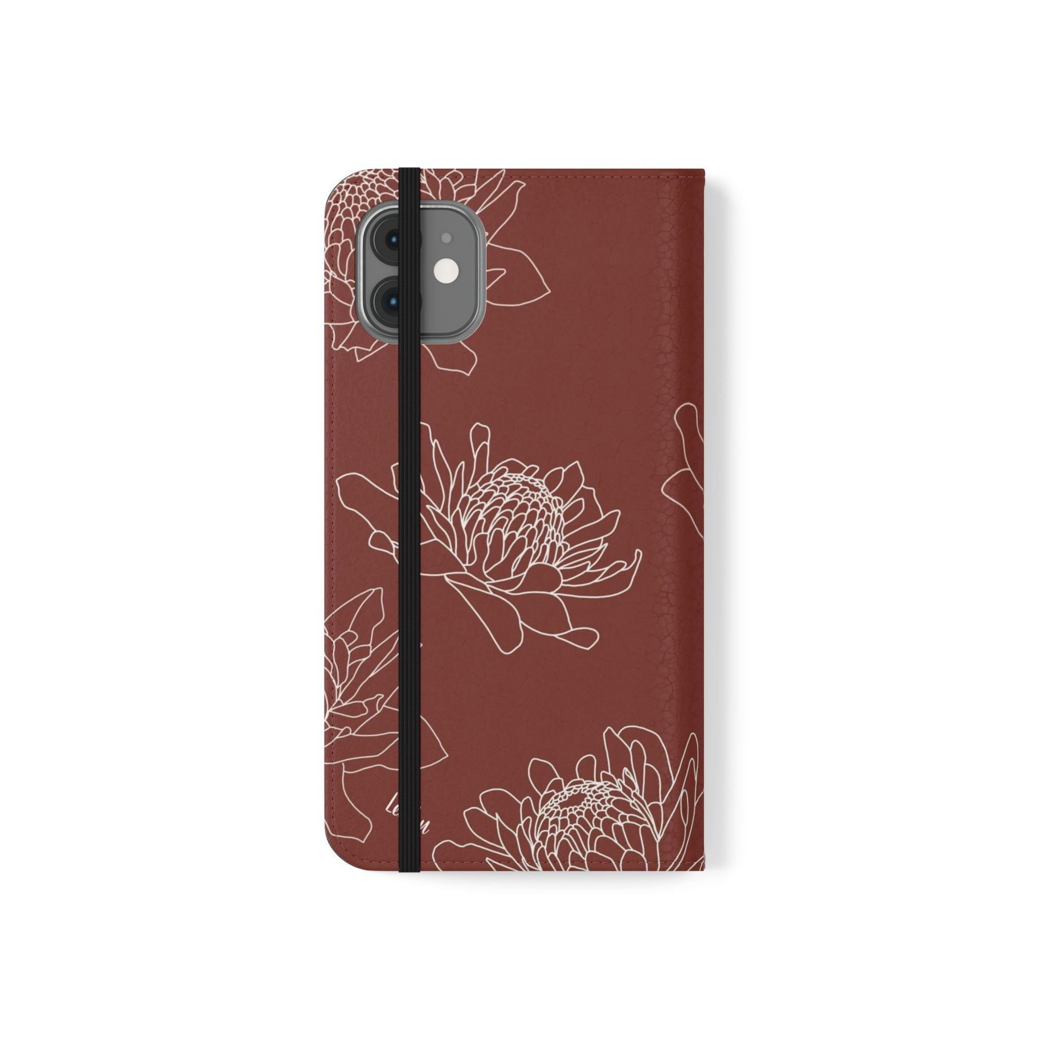 Torch Ginger Folio Case - Elegant & Durable Phone Cover for iPhone & Samsung - Perfect for Travel, Work & Everyday Use