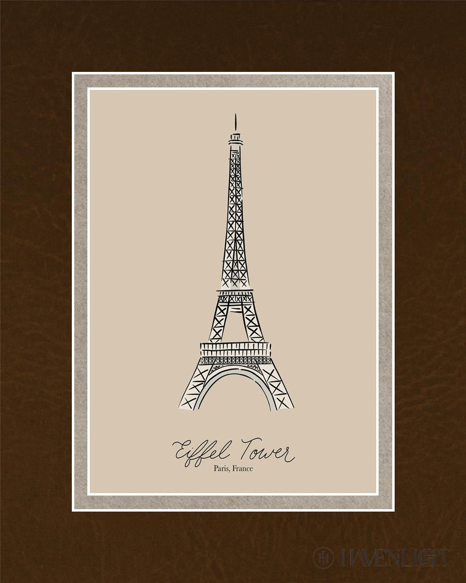 Eiffel Tower Art Print by Elise Gomez - Elegant Parisian Wall Decor for Home, Office & Gifts