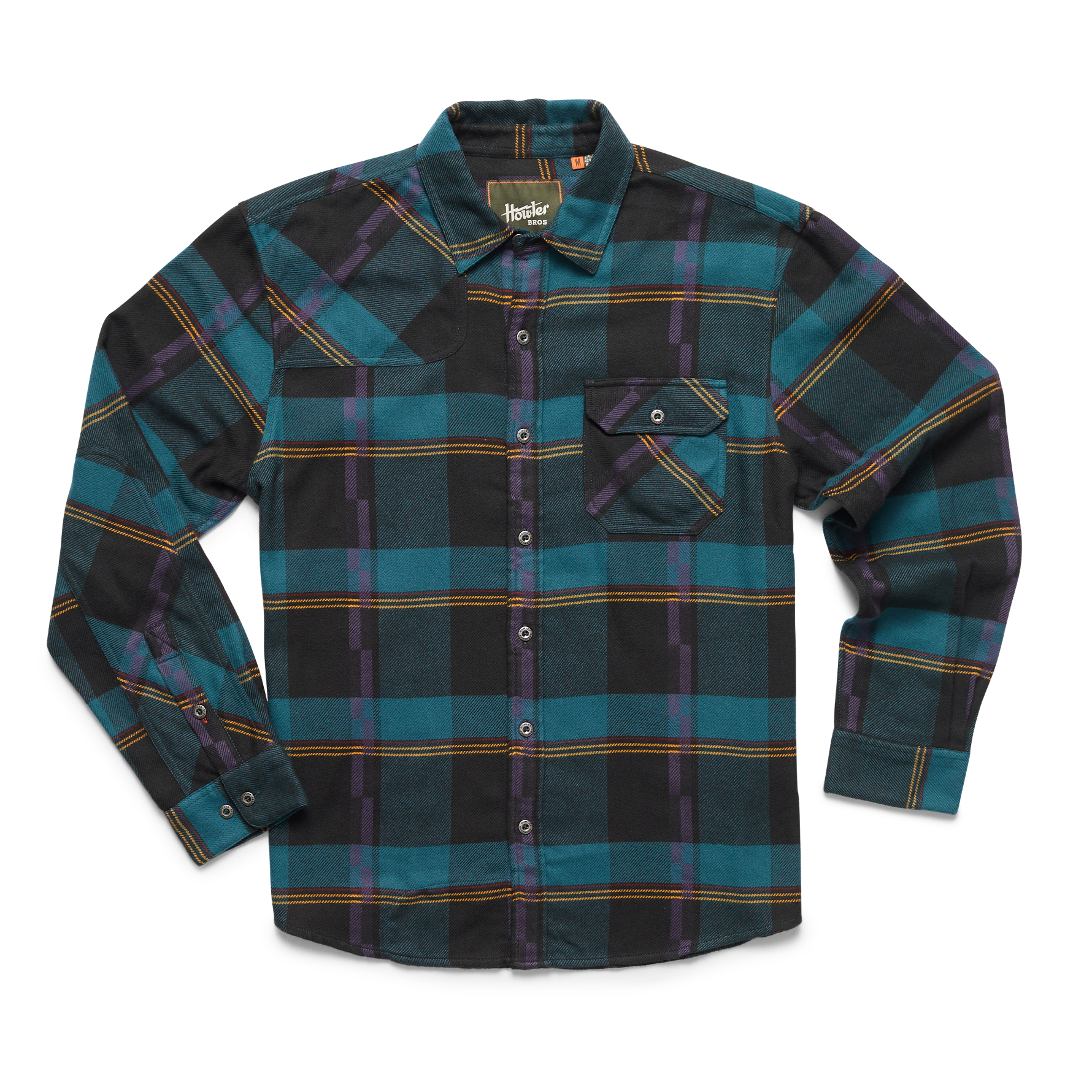 Men's Harkers Flannel Shirt - Soft Plaid Long Sleeve Button Down for Casual Wear & Outdoor Activities