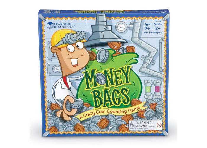 Money Bags™ Coin Value Game - Fun Educational Math Board Game for Kids | Learn Counting & Money Skills | Perfect for Classroom, Homeschool & Family Game Night