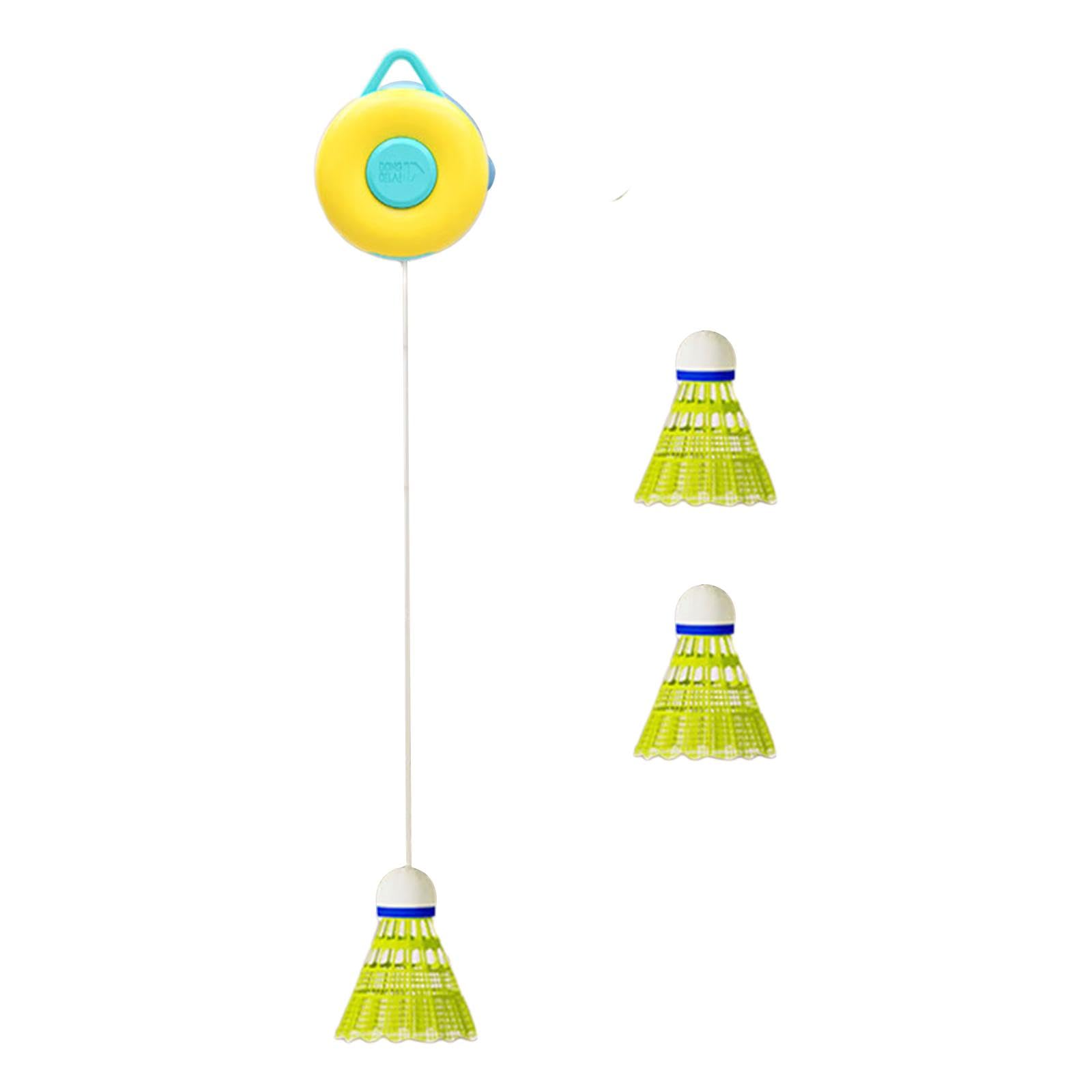 UJEAVETTE Badminton Solo Trainer - Self Training Device for Indoor Games & Fitness | Perfect for Home Practice, Backyard Drills & Gym Workouts