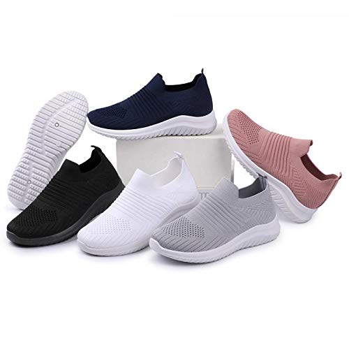 IDEAL ONLINE Women's Walking Shoes - Fashion Running Sneakers for Women, Breathable & Lightweight with Shock Absorption - Perfect for Walking, Running, Cross Training & Gym Workouts