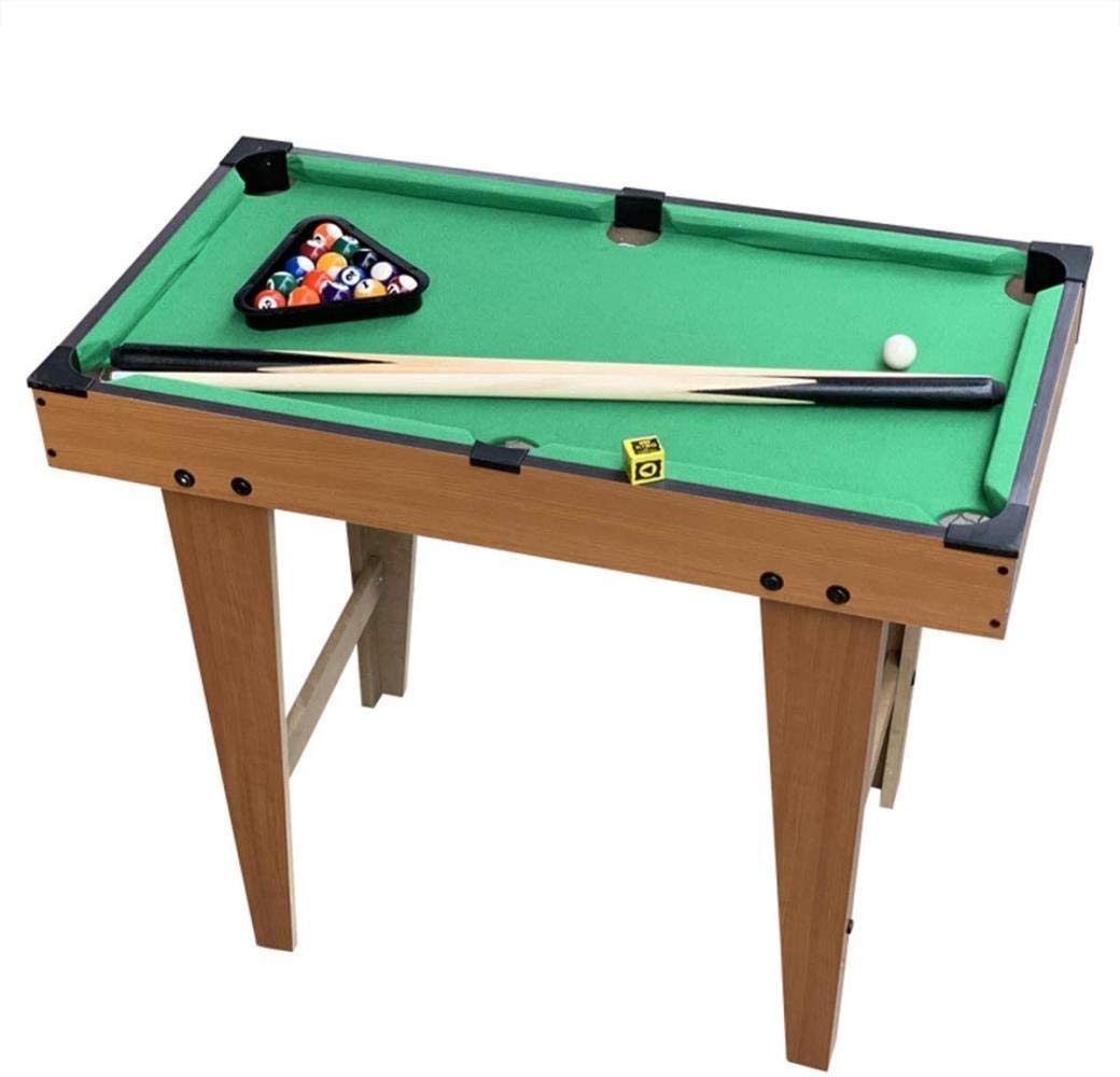 Yxxc Lightweight Portable Folding Pool Table for Kids, Adults & Family - Mini Billiards Game Set with Parent-Child Educational Features | Perfect for Indoor Parties, Game Rooms & Family Bonding Activities