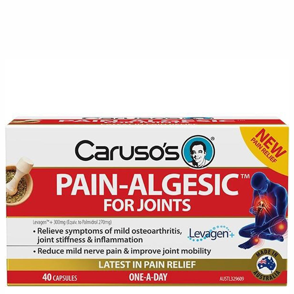 Caruso's Pain Algesic Cream for Joint Pain Relief - Fast-Acting Joint & Muscle Support for Arthritis, Backache & Sports Injuries - Perfect for Active Lifestyles & Post-Workout Recovery