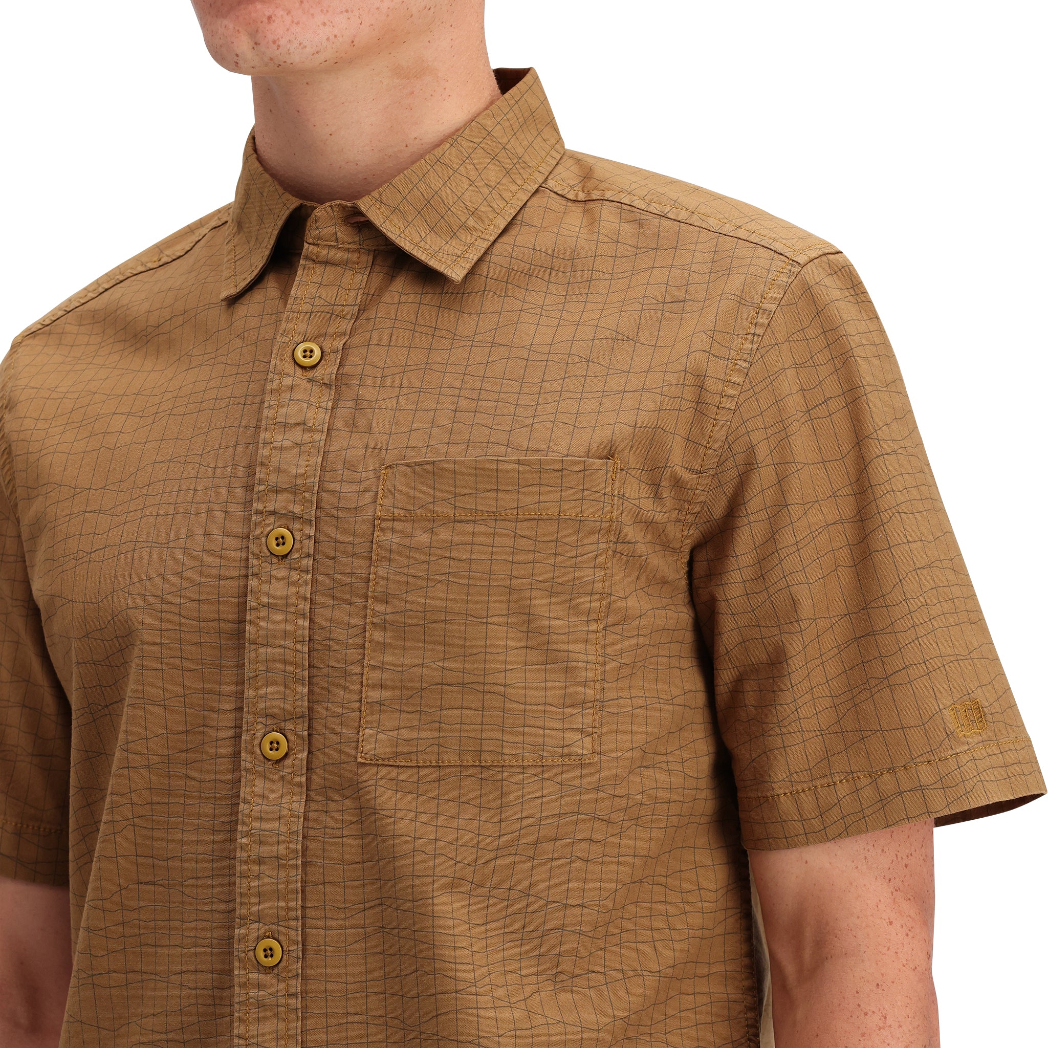 Men's Short Sleeve Desert Shirt - Breathable Summer Casual Wear for Outdoor Adventures & Travel