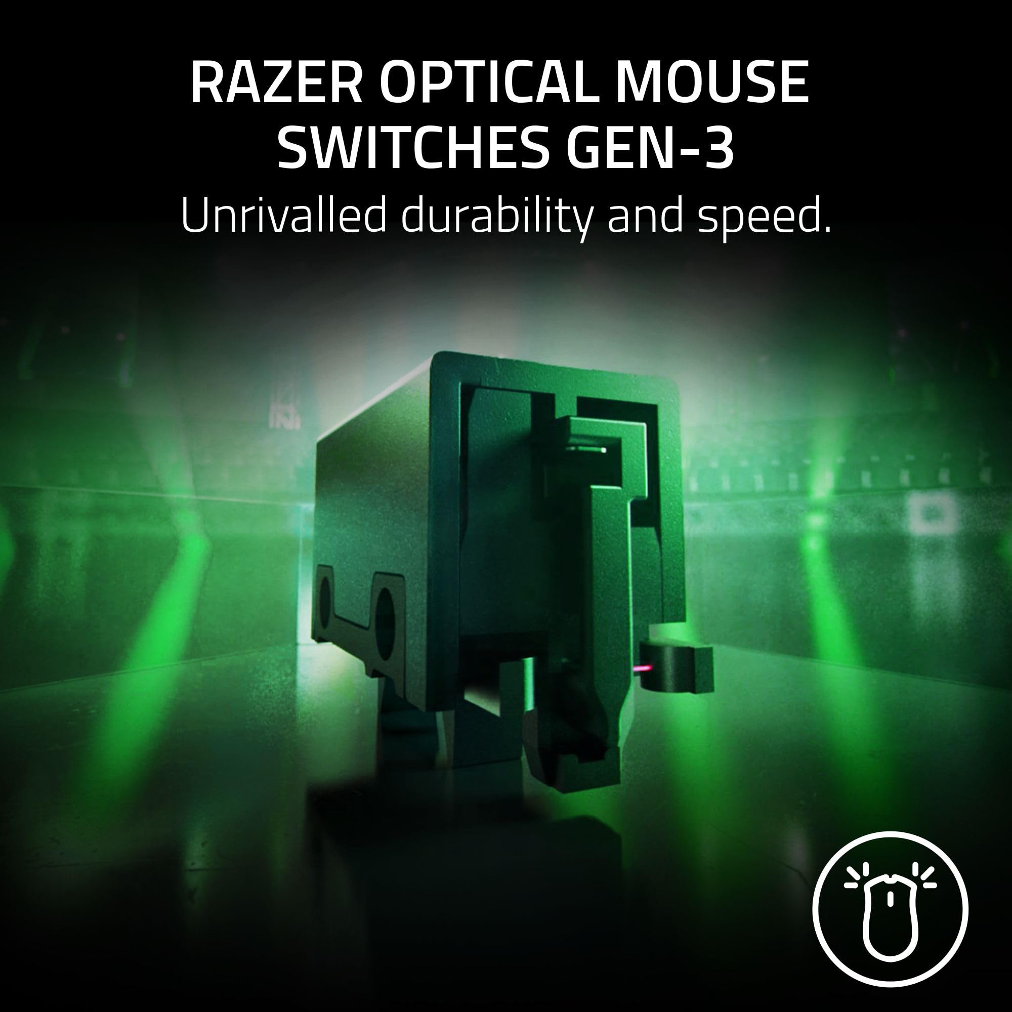 Razer Viper V3 Pro Wireless Esports Gaming Mouse - 55g Lightweight Symmetrical Design, 35K DPI Optical Sensor, 8K Polling Rate, Gen3 Optical Switches, 8 Programmable Buttons, 95-Hour Battery Life (White) - Perfect for Competitive Gaming, FPS, MOBA & Streaming