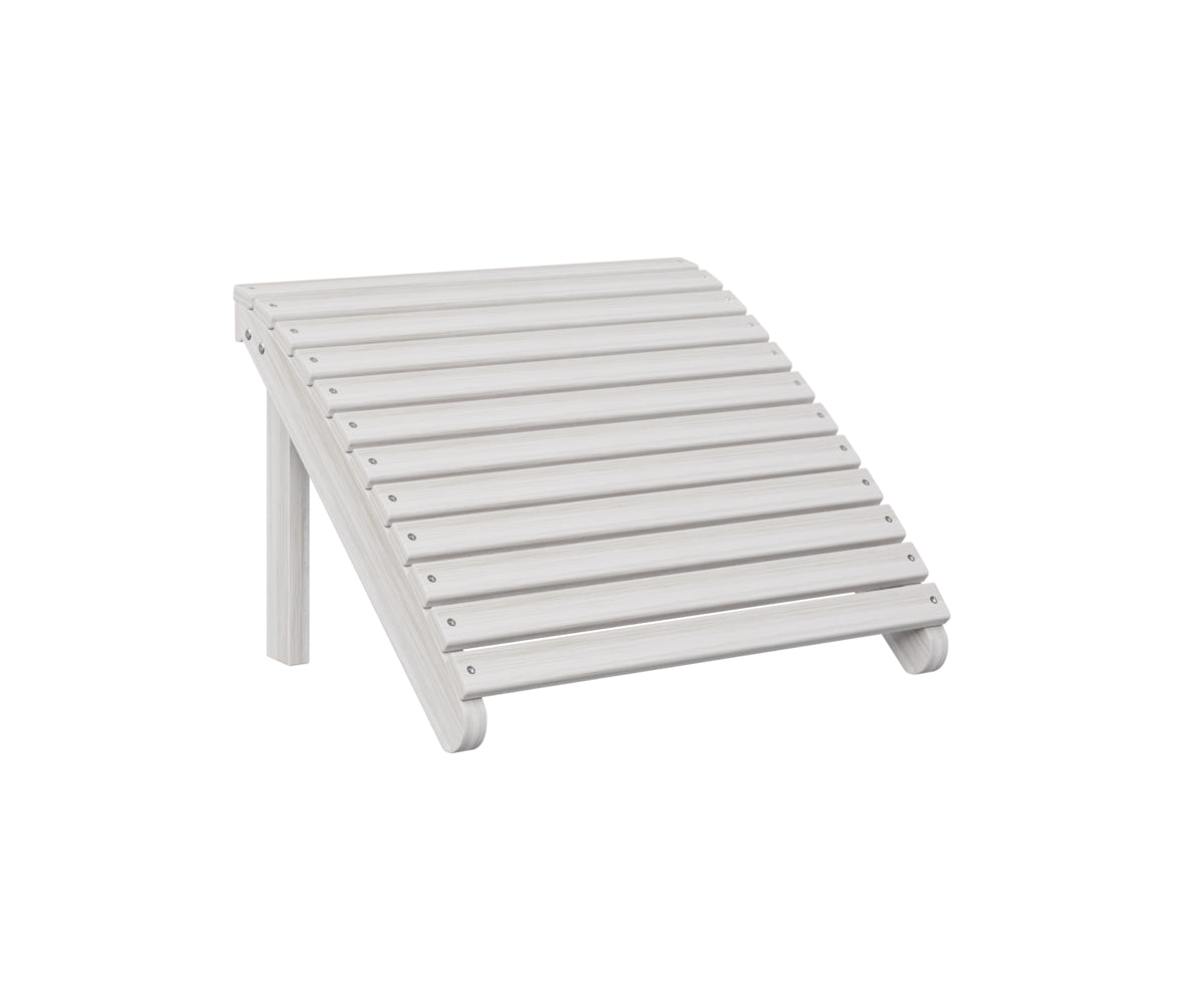 Berlin Gardens Adirondack Footstool - Outdoor Patio Furniture, Durable Weather-Resistant Wooden Ottoman for Deck, Garden & Poolside Relaxation