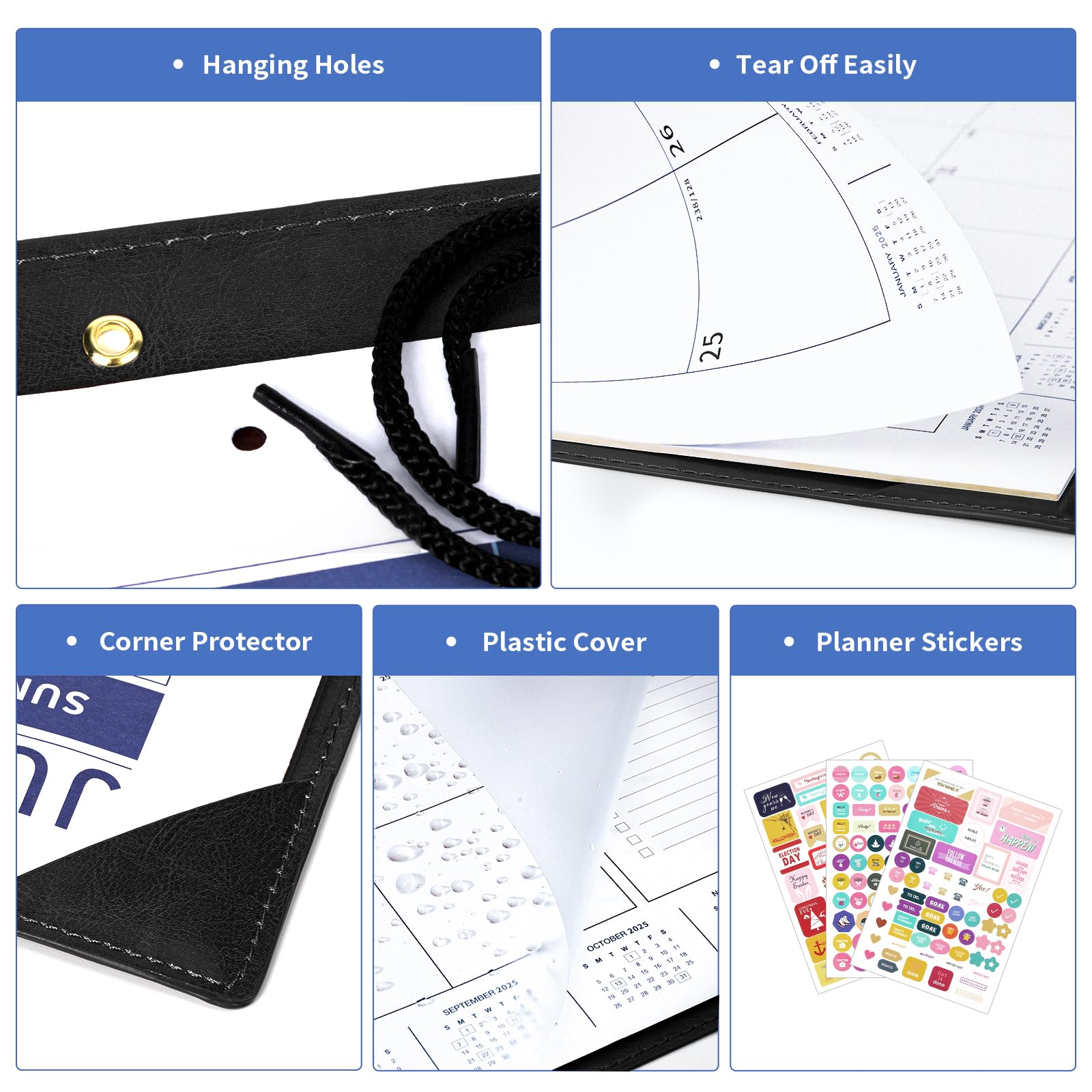 2025-2026 18-Month Large Desk Calendar Planner (Jan 2025-Jun 2026) - 22