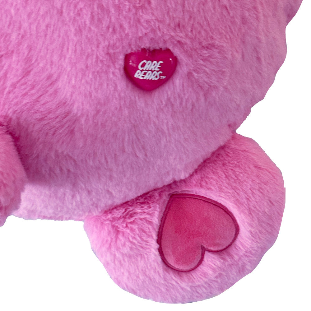 Care Bears Cheer Bear Happy Nappers Plush Pillow - Soft Cuddly Stuffed Animal for Kids | Perfect for Nap Time, Bedtime & Playtime