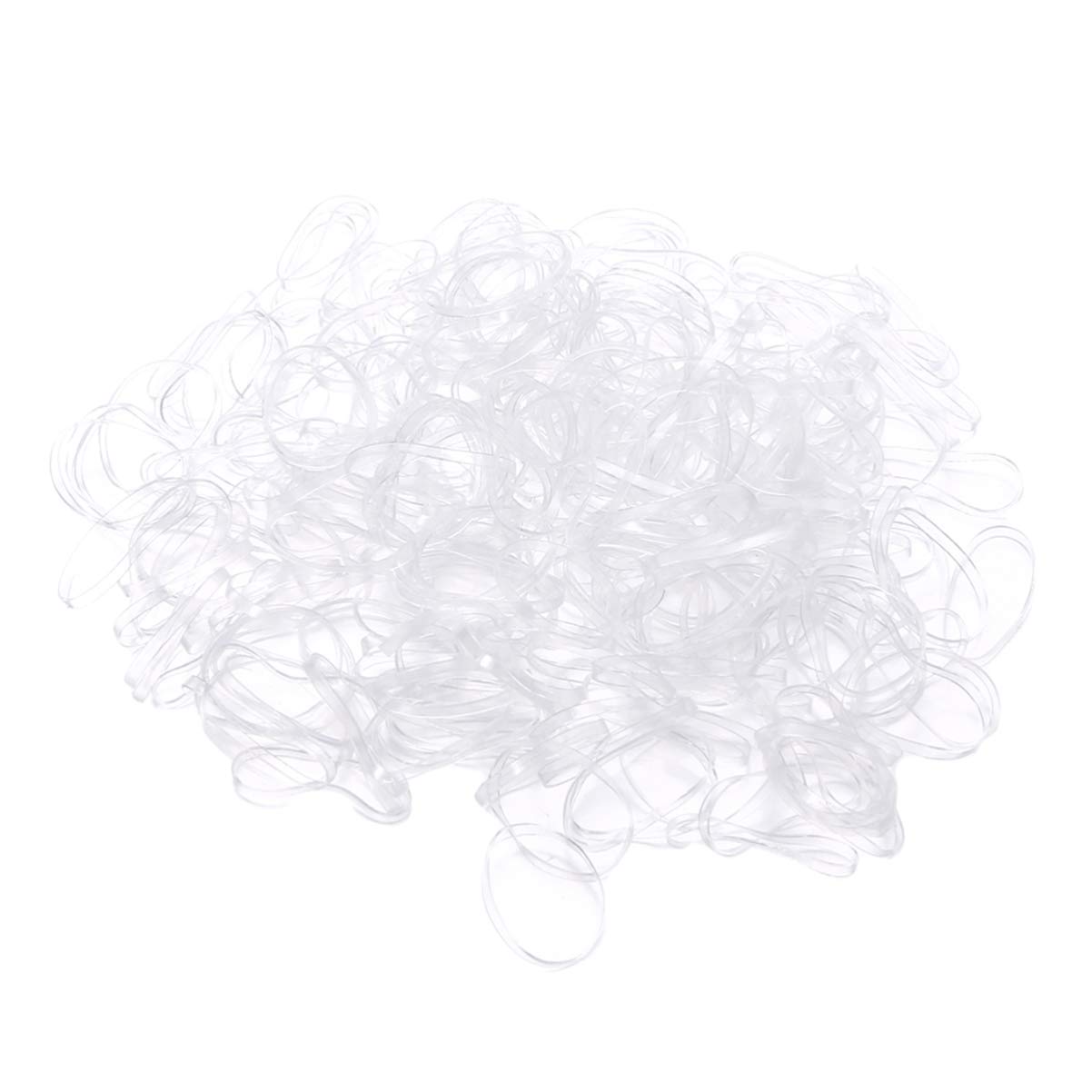 1000pcs Strong Elastic Hair Rubber Bands - No Slip Ponytail Holders for Women & Girls - Perfect for Braiding, Bun Making, and Everyday Hairstyling