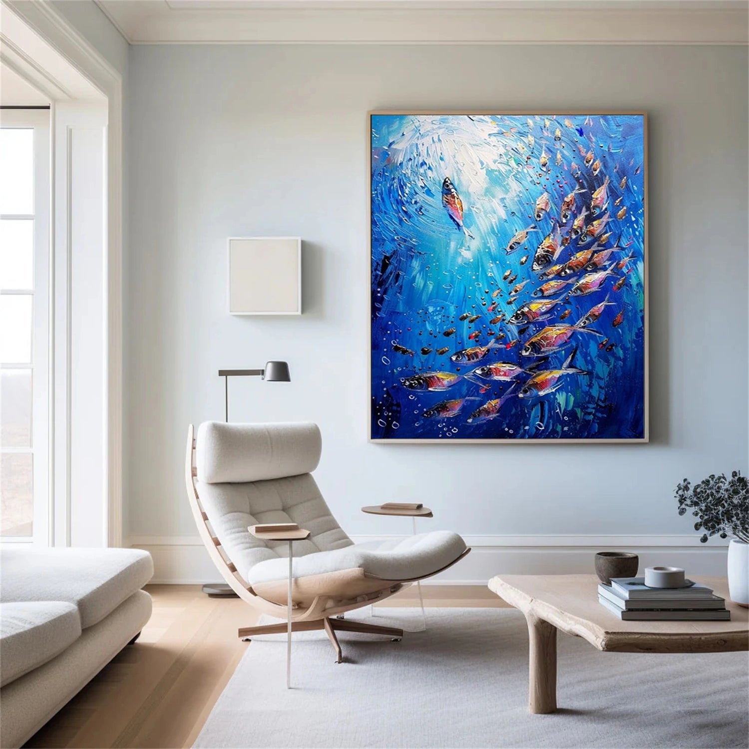 Animal Art Painting #AP110 - Handmade Canvas Wall Decor for Living Room, Bedroom & Office | Wildlife & Nature Inspired Artwork