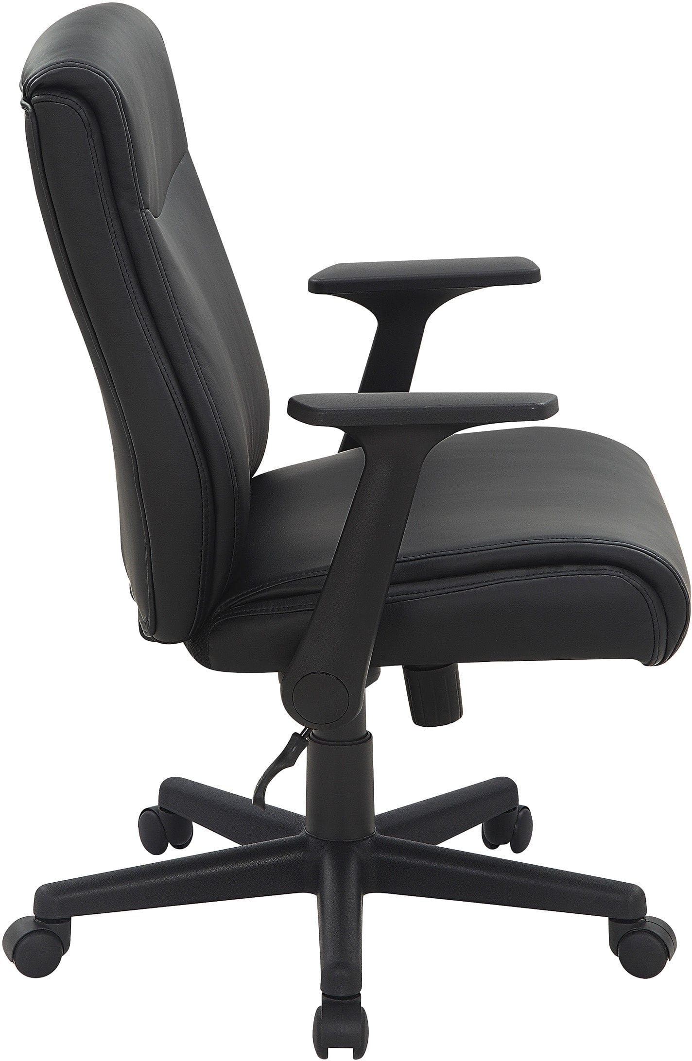 Office Star Mid Back Managers Chair with Flip Away Arms [FL91201] - Ergonomic Office Chair for Comfort & Support, Ideal for Home & Business Workspaces
